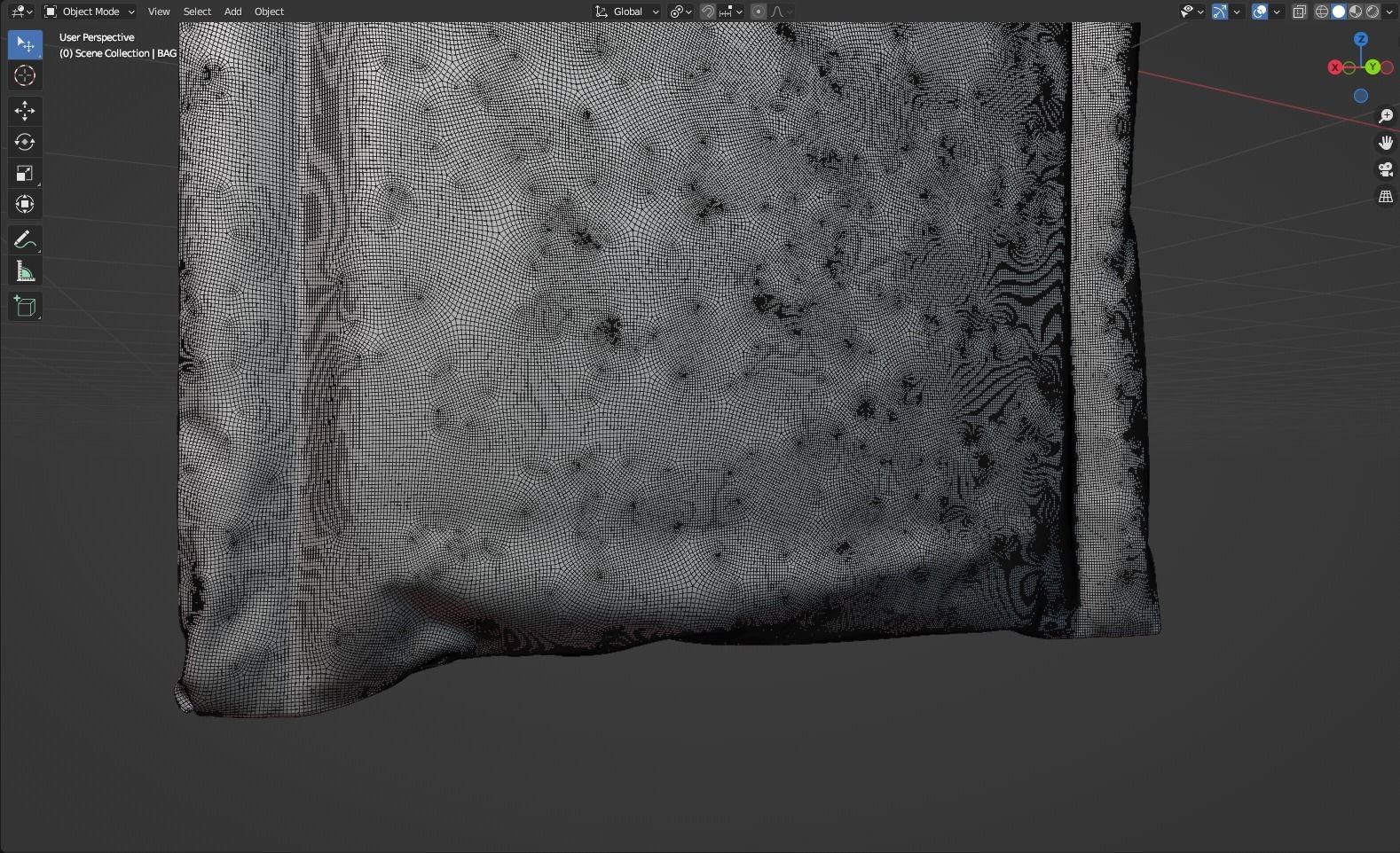 Postage Bag 3D model_11