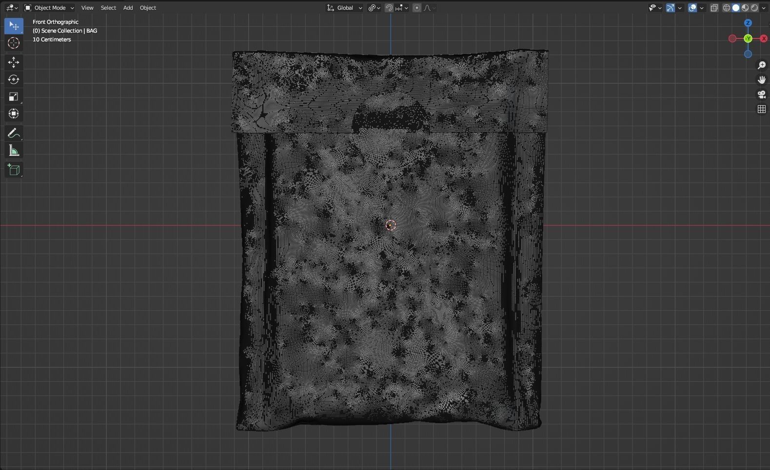 Postage Bag 3D model_7