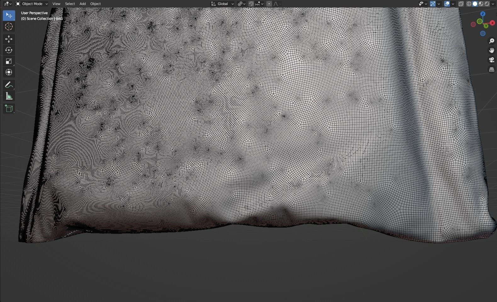 Postage Bag 3D model_9