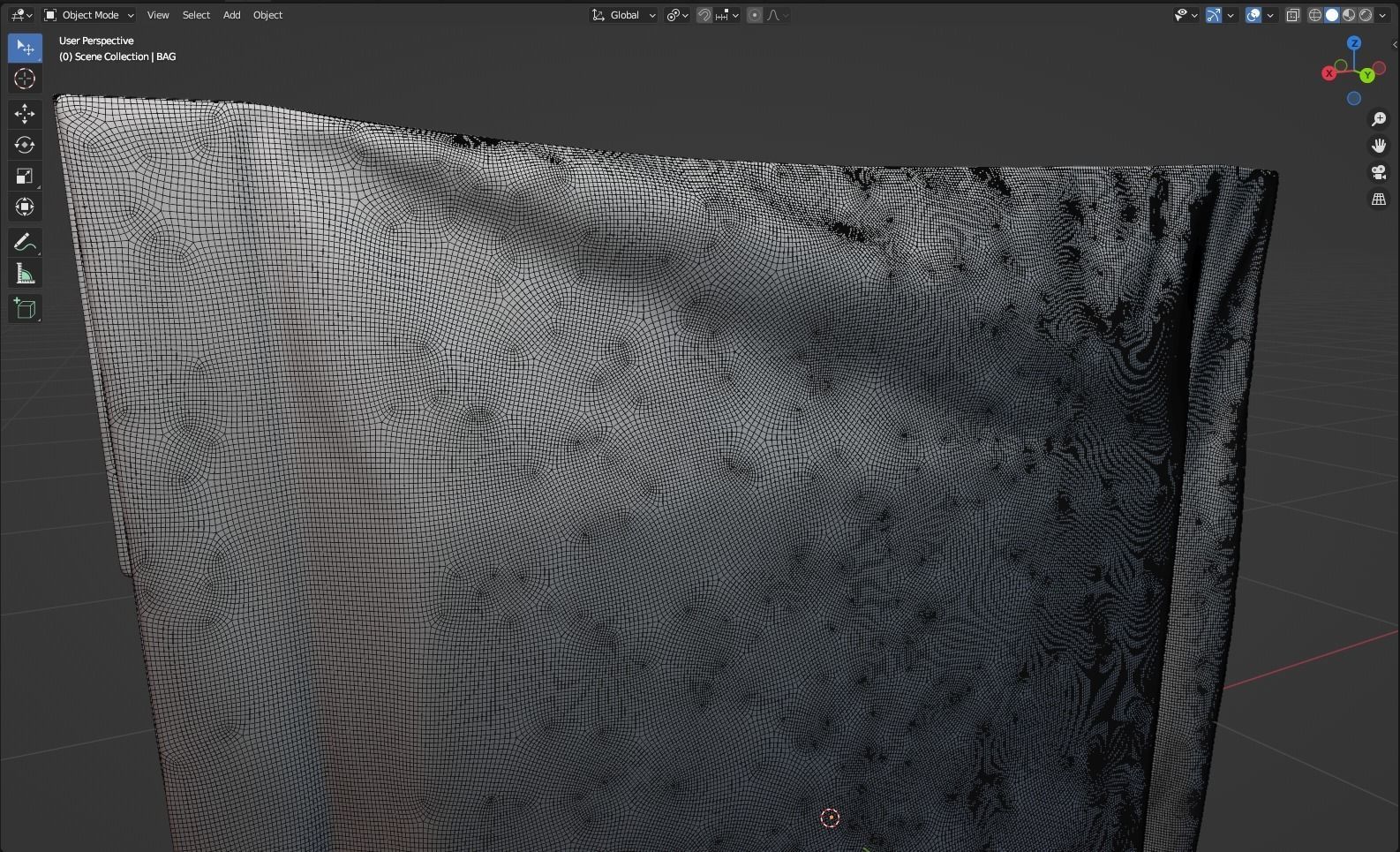 Postage Bag 3D model_10