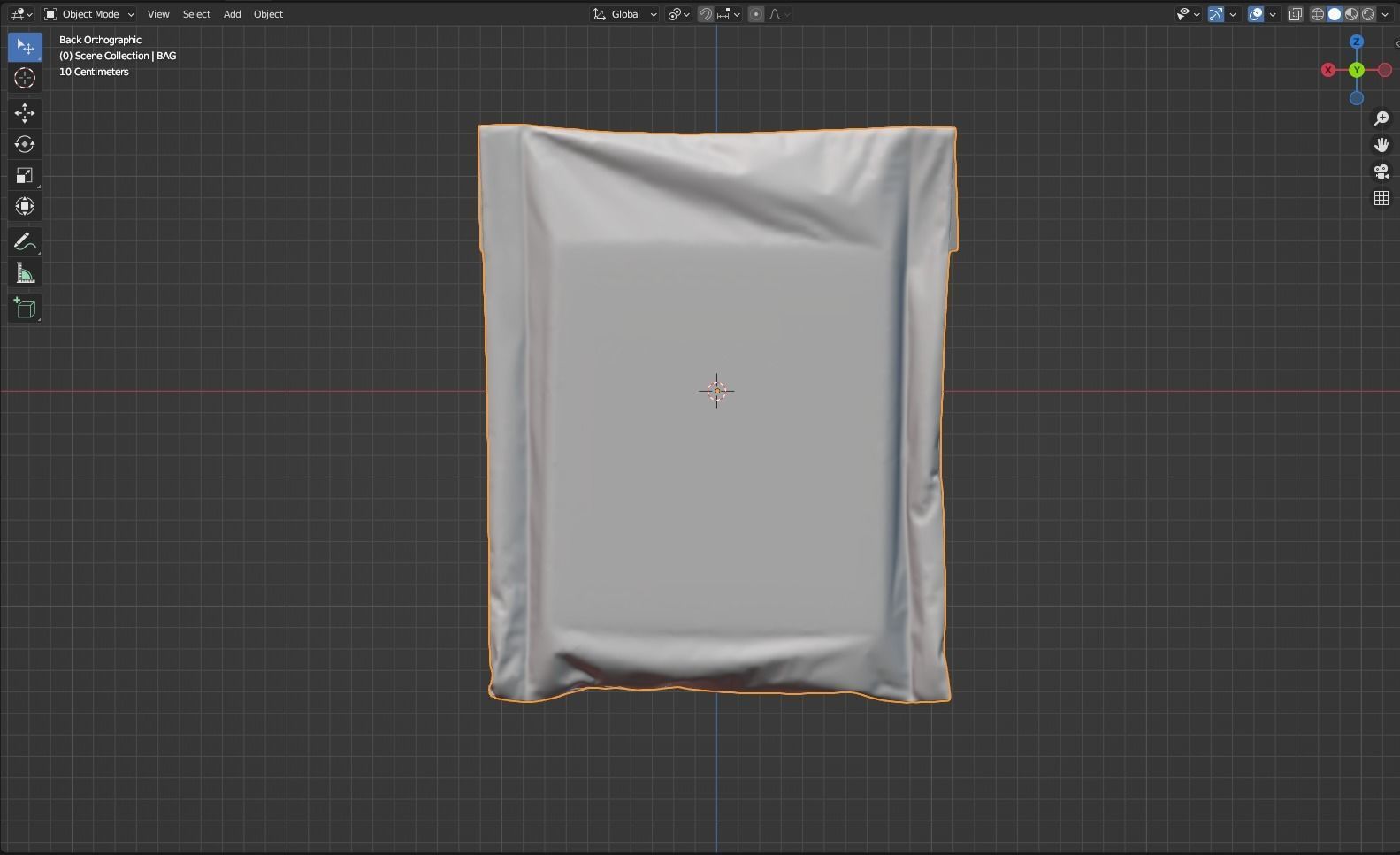 Postage Bag 3D model_4
