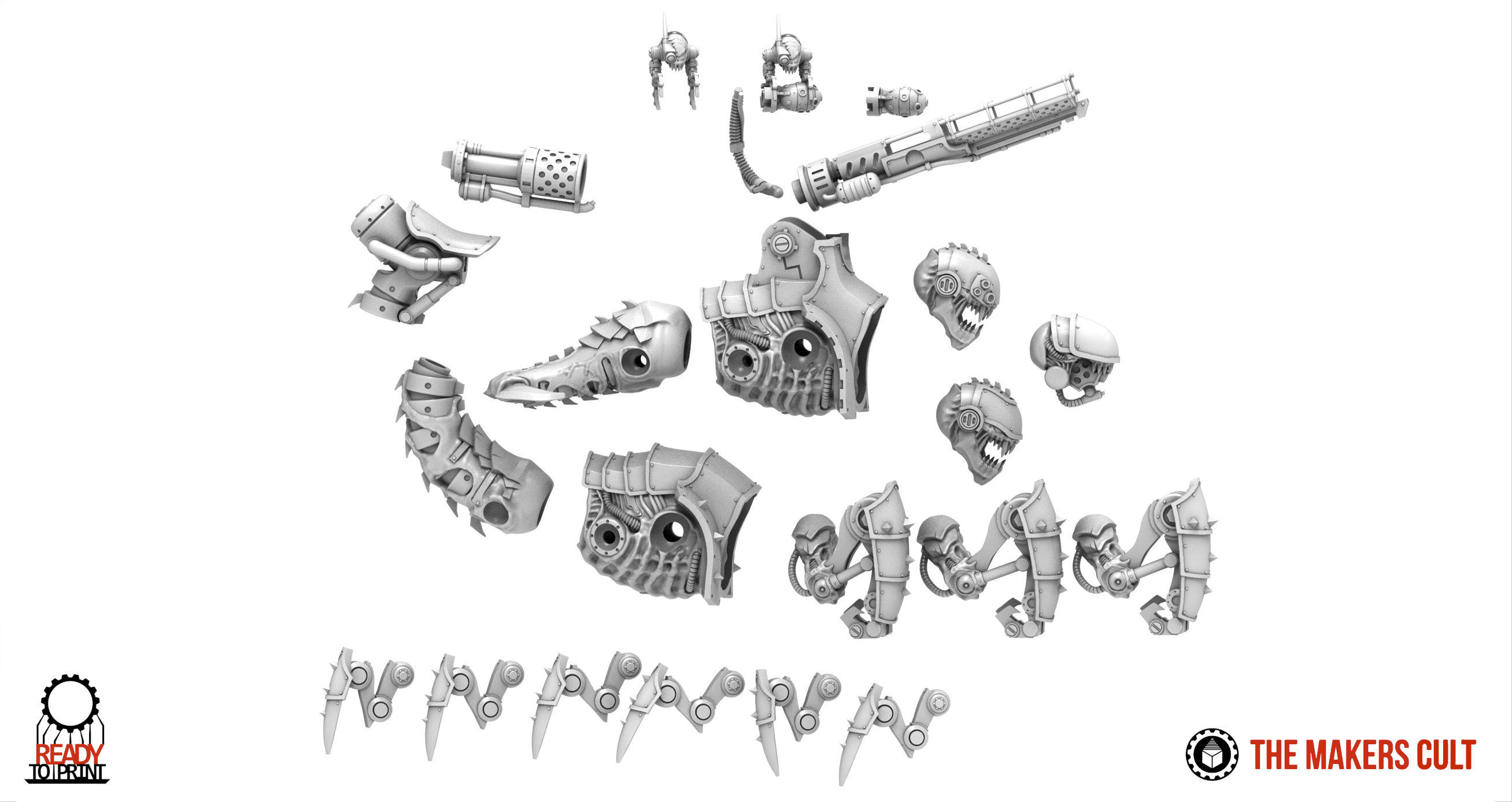 Iron Hive - PyroTex and BioTex 3D print model_2