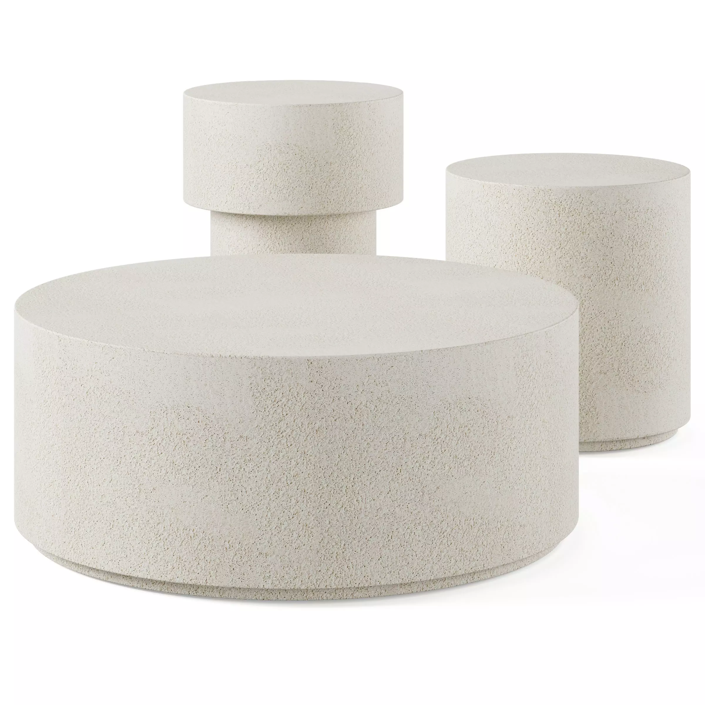 Elements coffee table by Ethnicraft 3D model_0