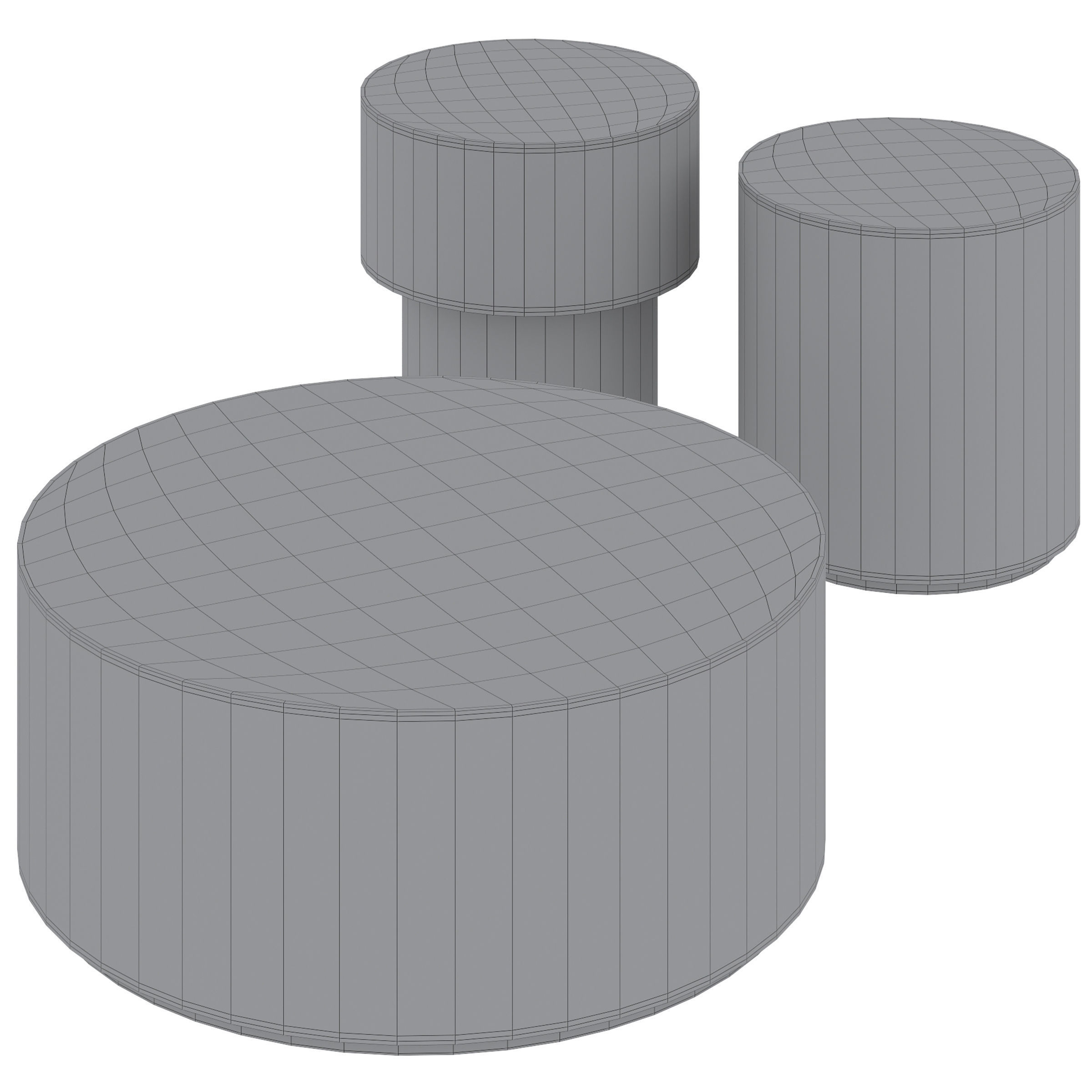 Elements coffee table by Ethnicraft 3D model_4