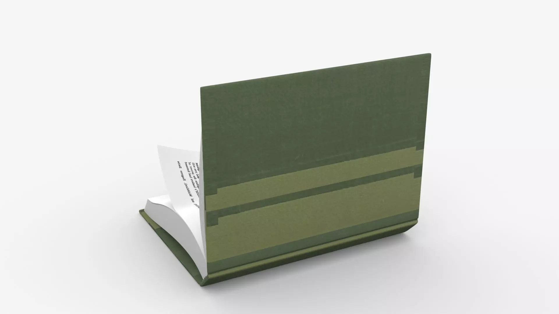 Book Rigged and Animated Low-poly 3D model_0