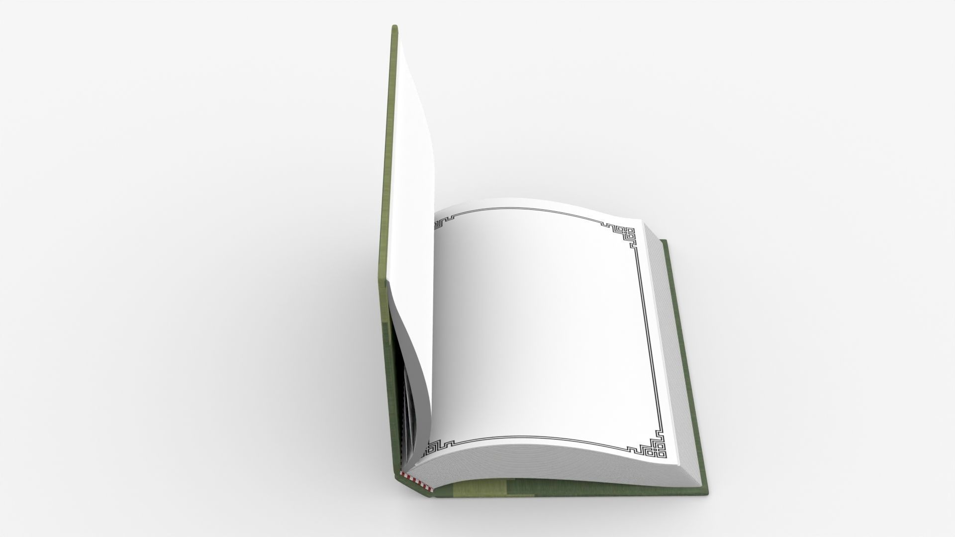 Book Rigged and Animated Low-poly 3D model_2