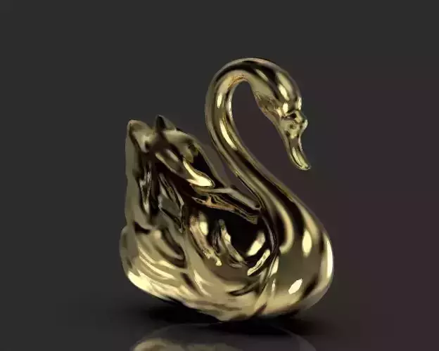Stylized Swan 3D