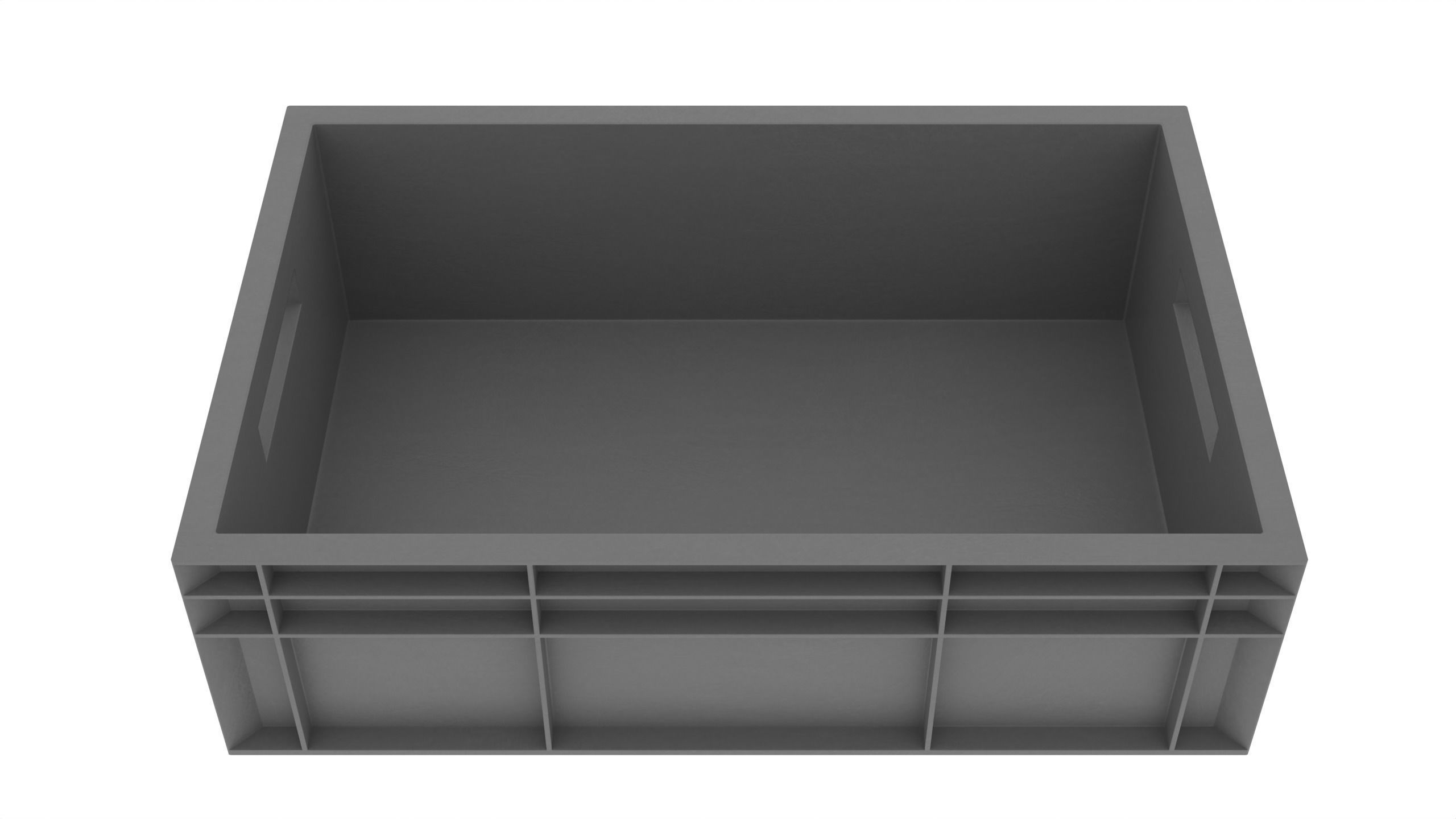 Euronorm boxes Low-poly 3D model_4