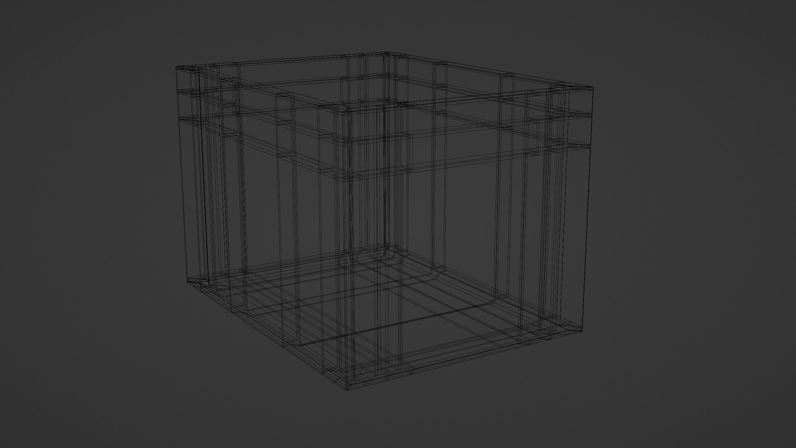 Euronorm boxes Low-poly 3D model_8