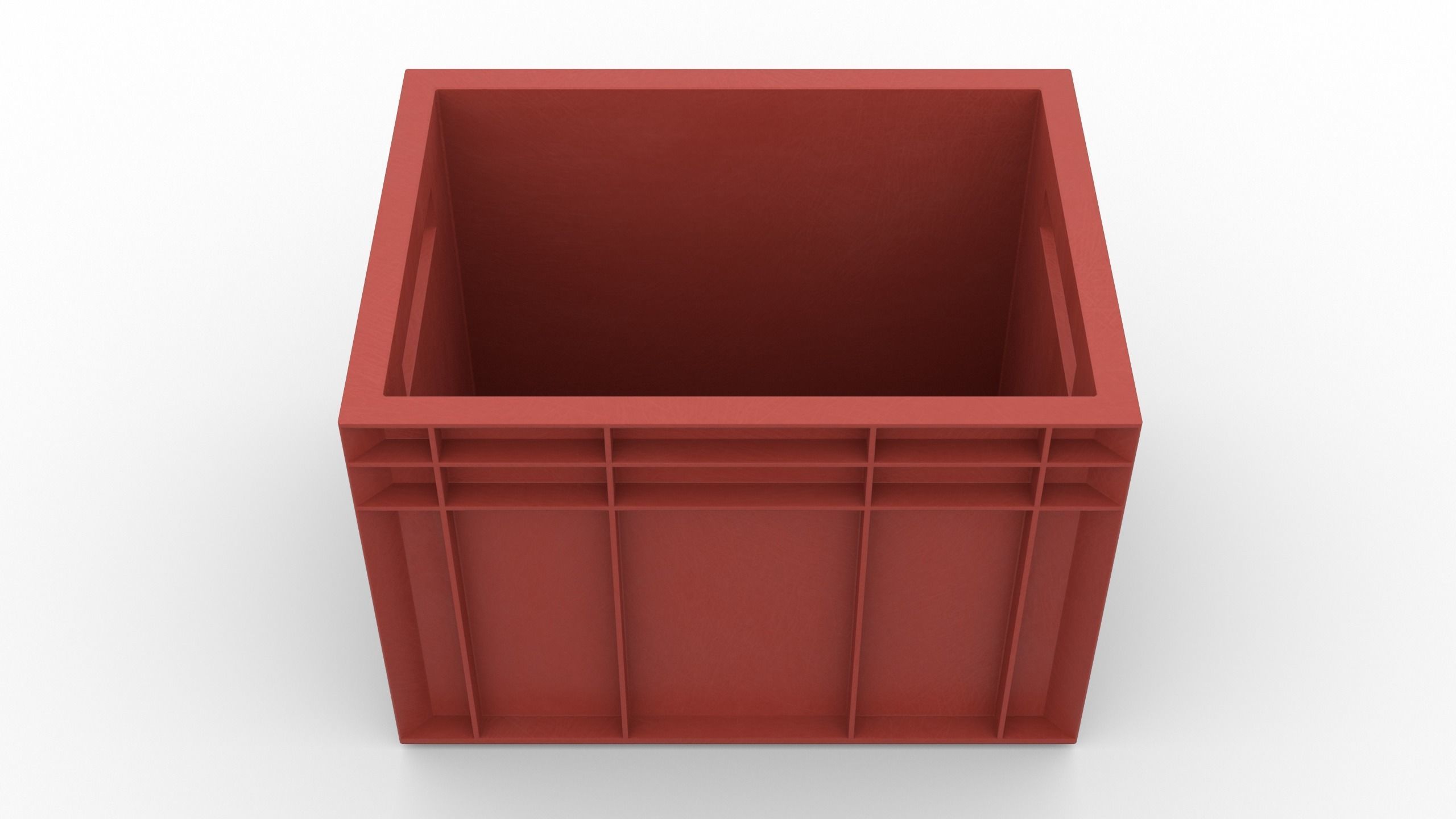 Euronorm boxes Low-poly 3D model_5