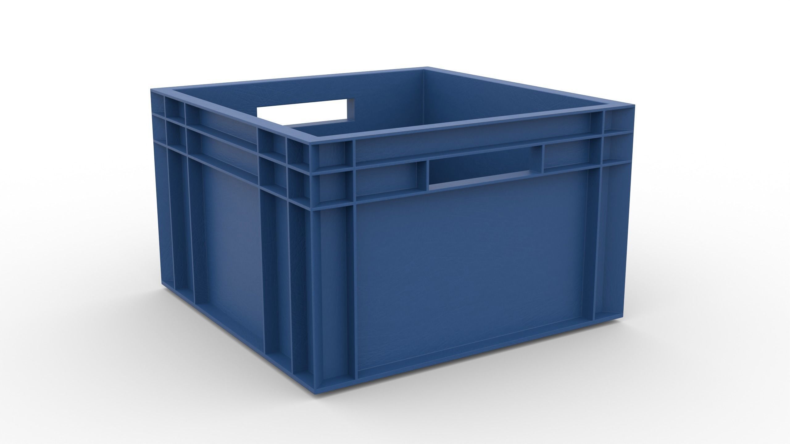 Euronorm boxes Low-poly 3D model_3