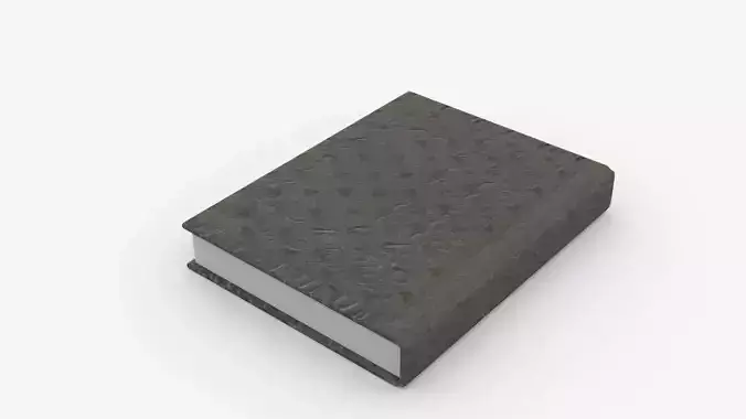 Book Rigged and Animated Low-poly 3D model
