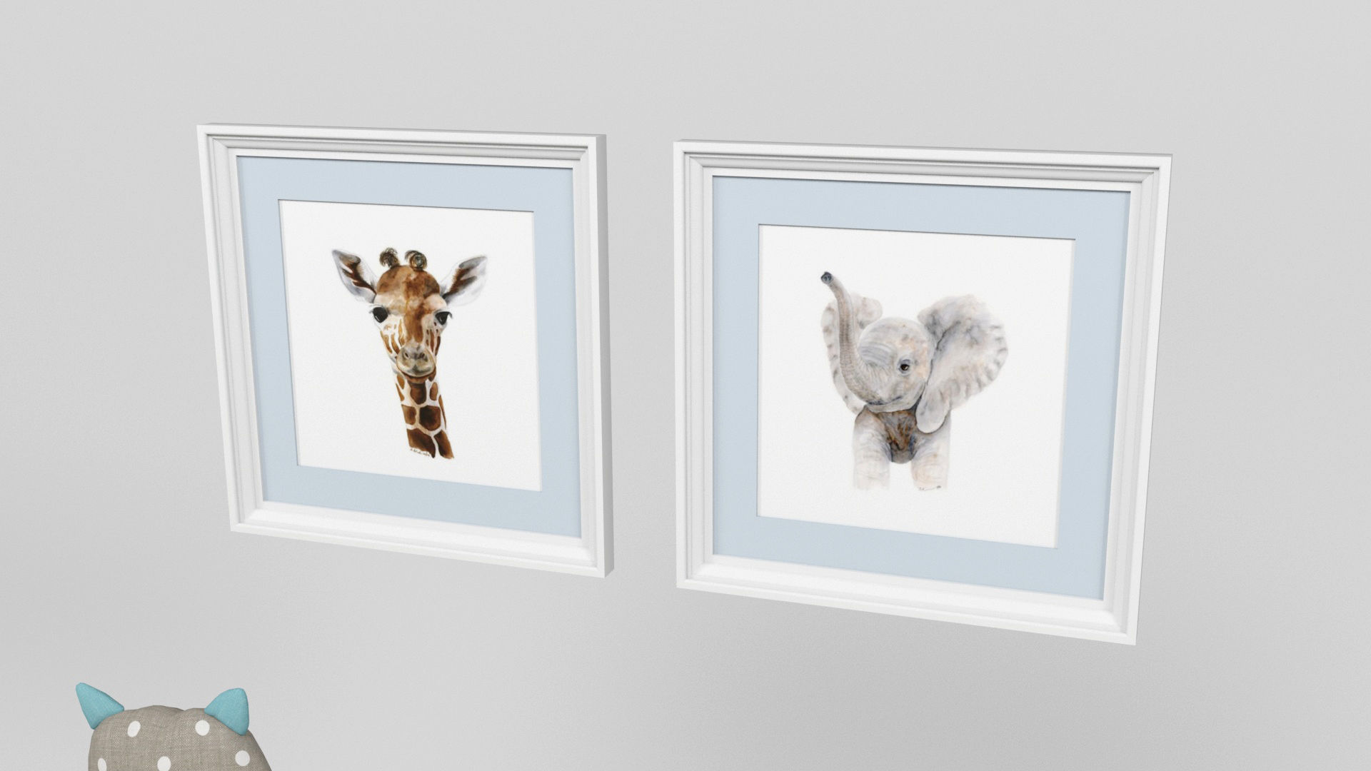 Baby props and furniture Pack Low-poly 3D model_15