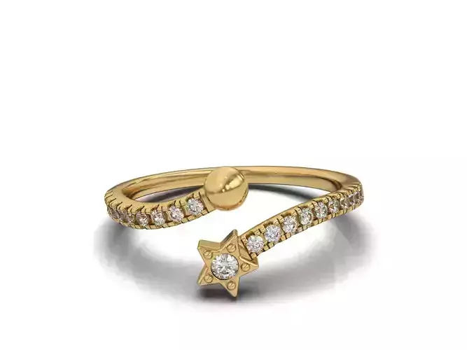 RING WITH STARS