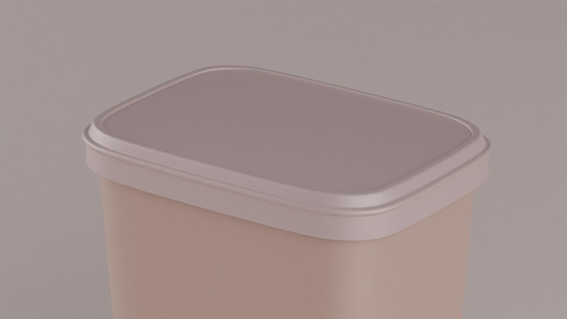 Square Container 3D model_3