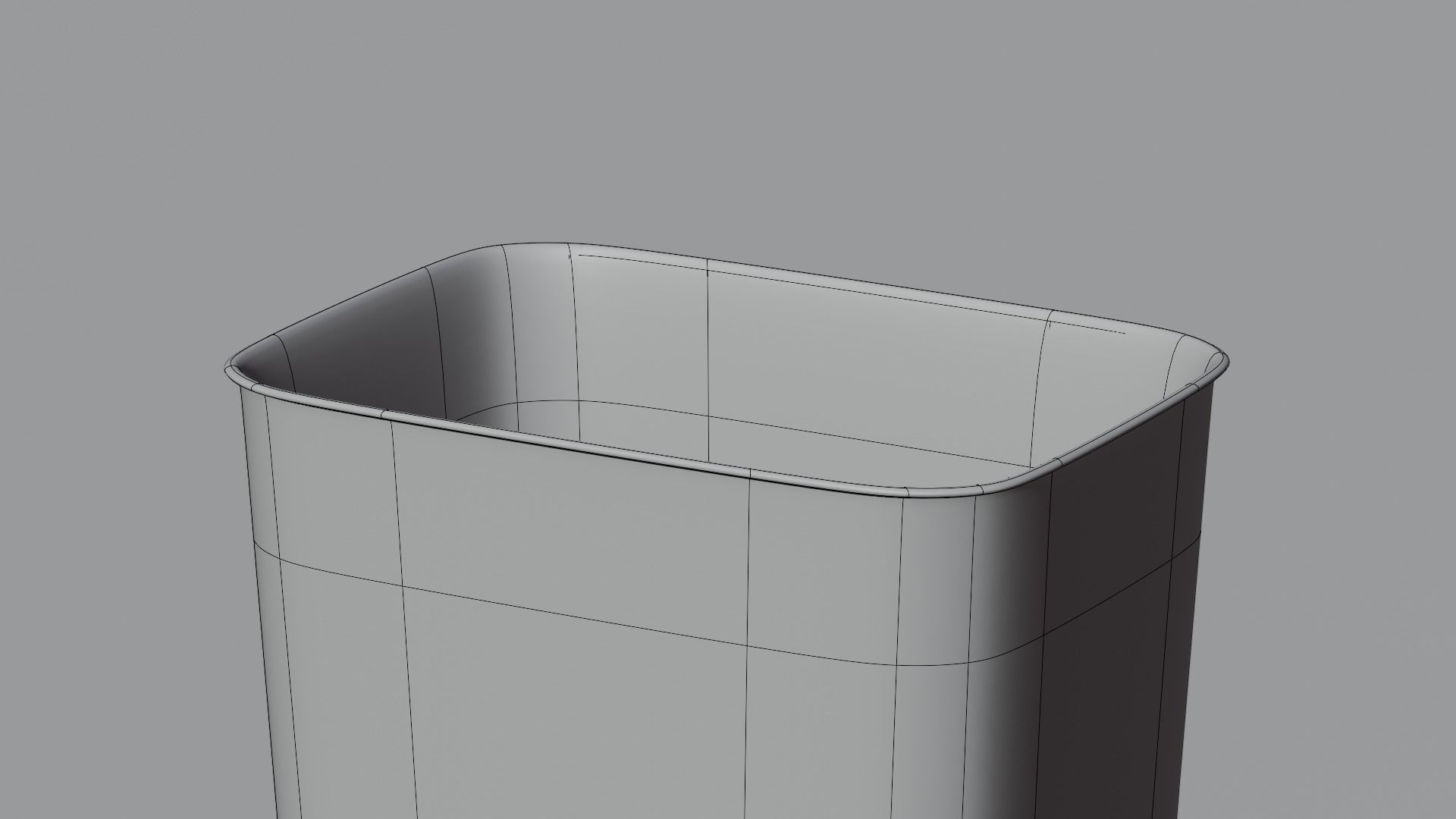 Square Container 3D model_10