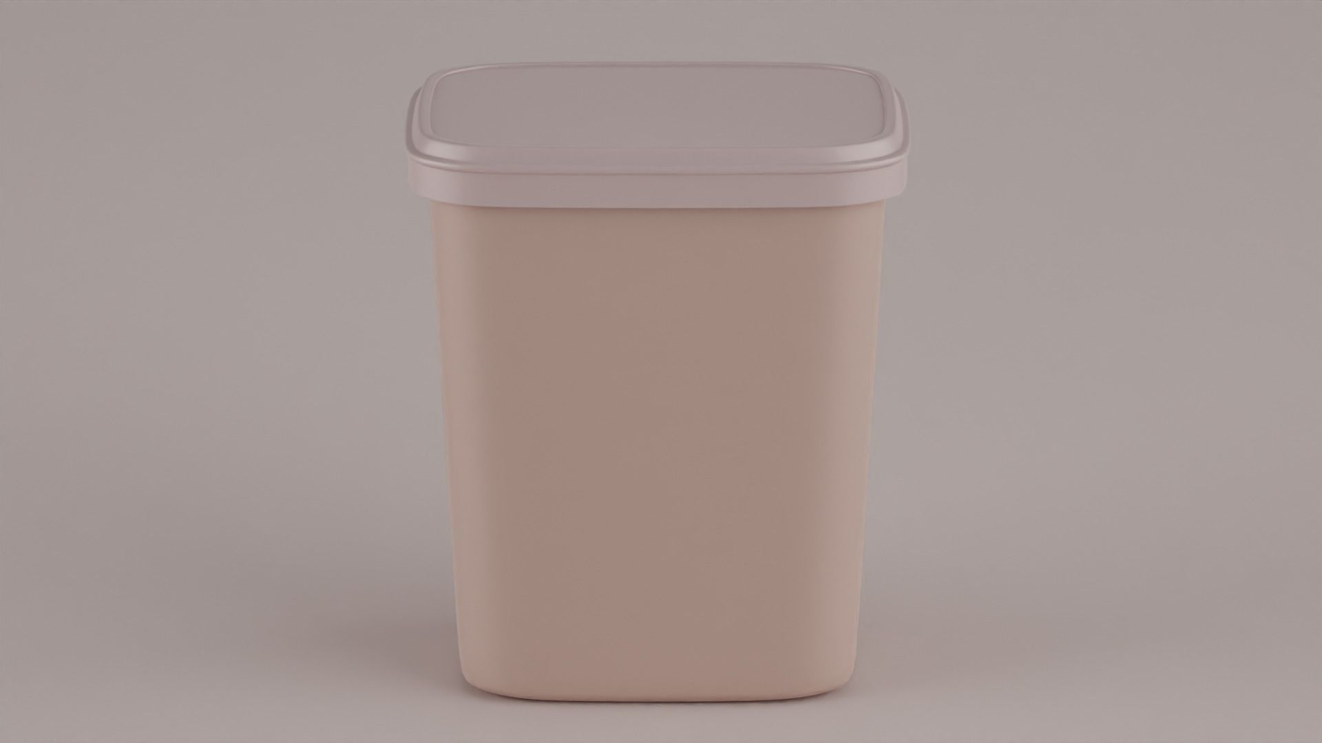Square Container 3D model_1