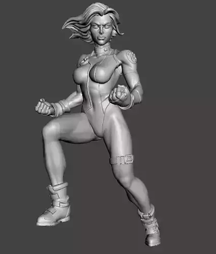 Caitlin Fair child 3d model