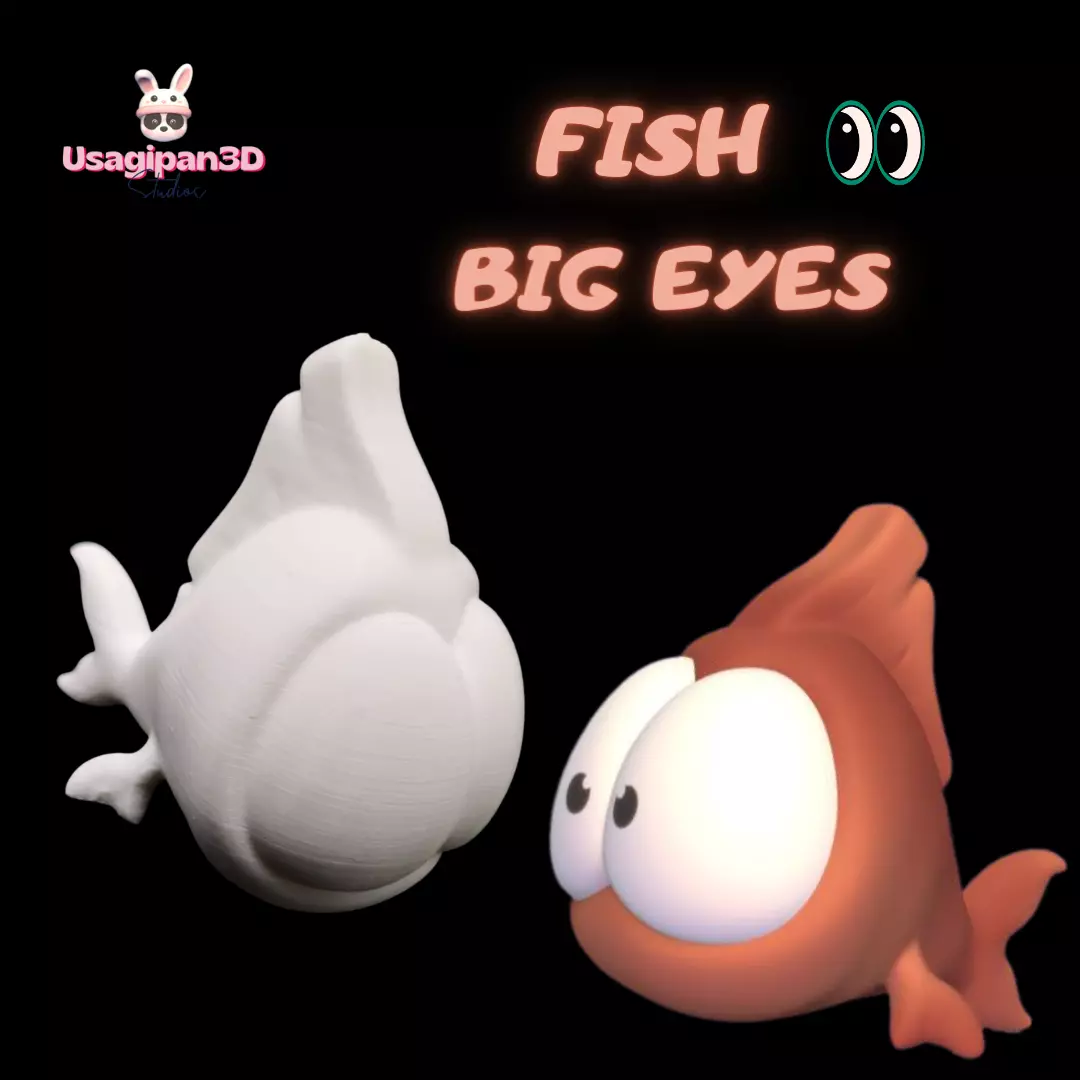 Fish Big Eyes 3D print model_0