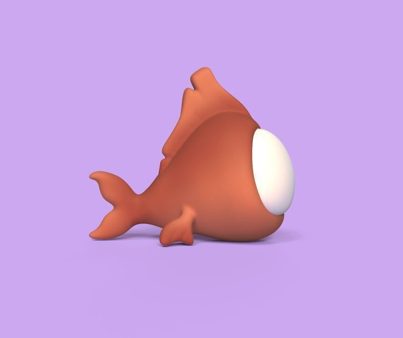 Fish Big Eyes 3D print model_3