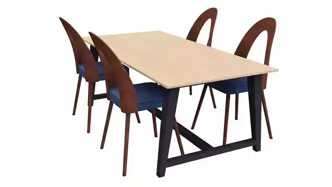 Kitchen chairs with table