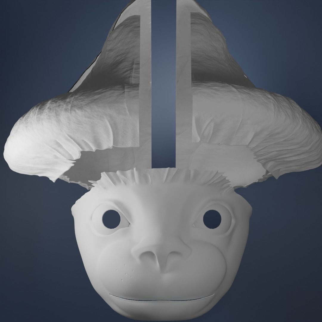 SMURFCAT MASK 3D print model_5