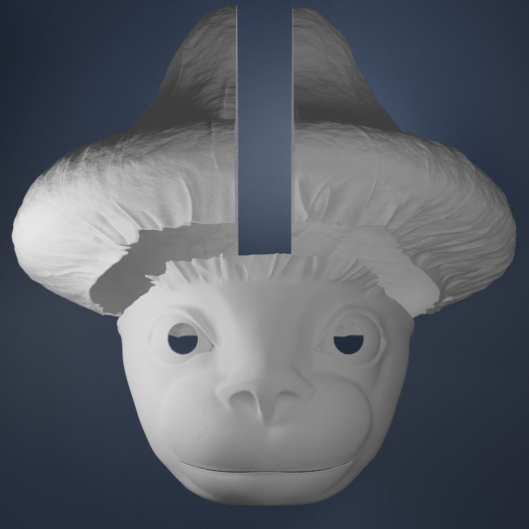 SMURFCAT MASK 3D print model_11