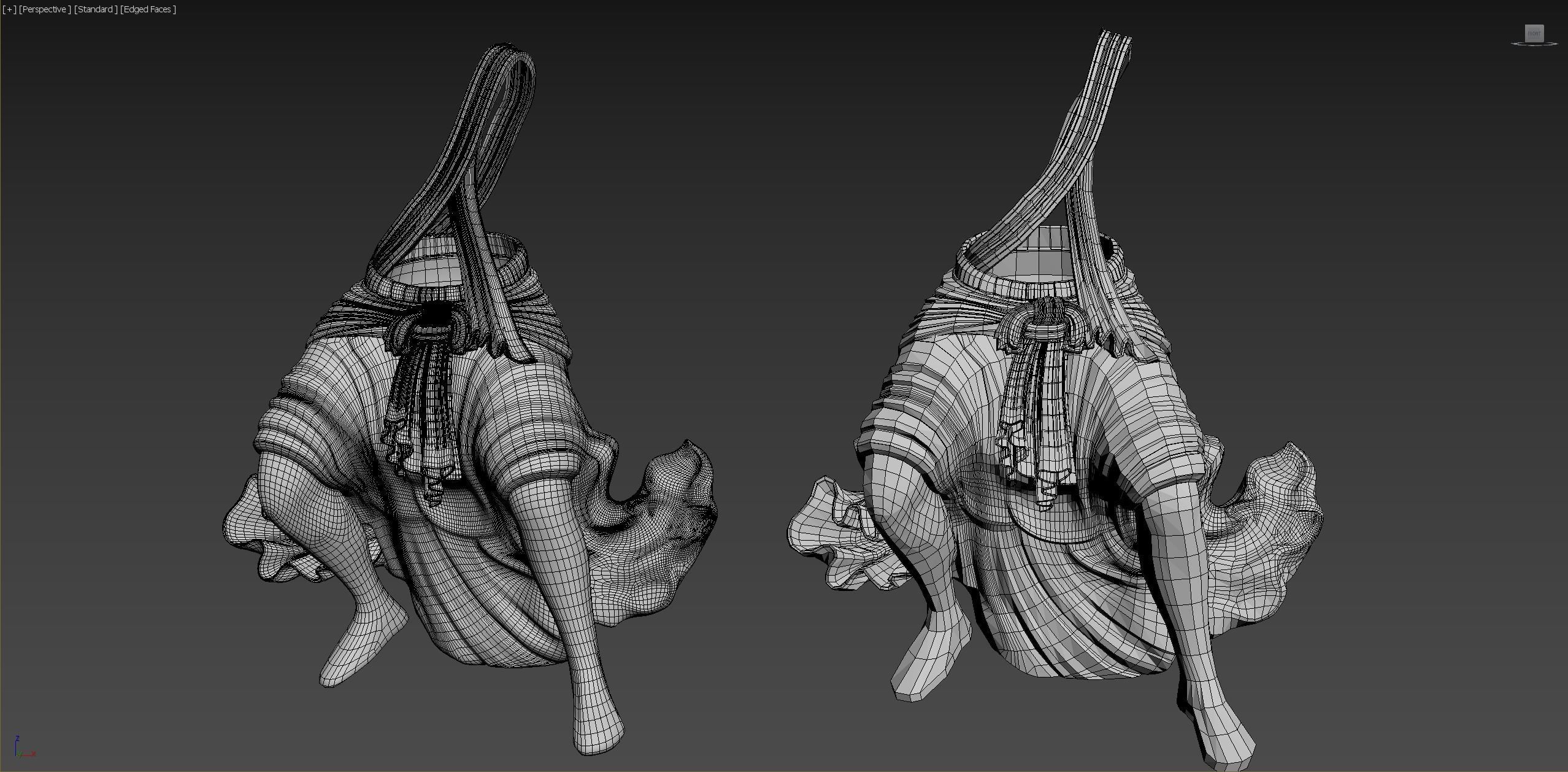 JiangSanShiMingWangBuddha 3D model_11