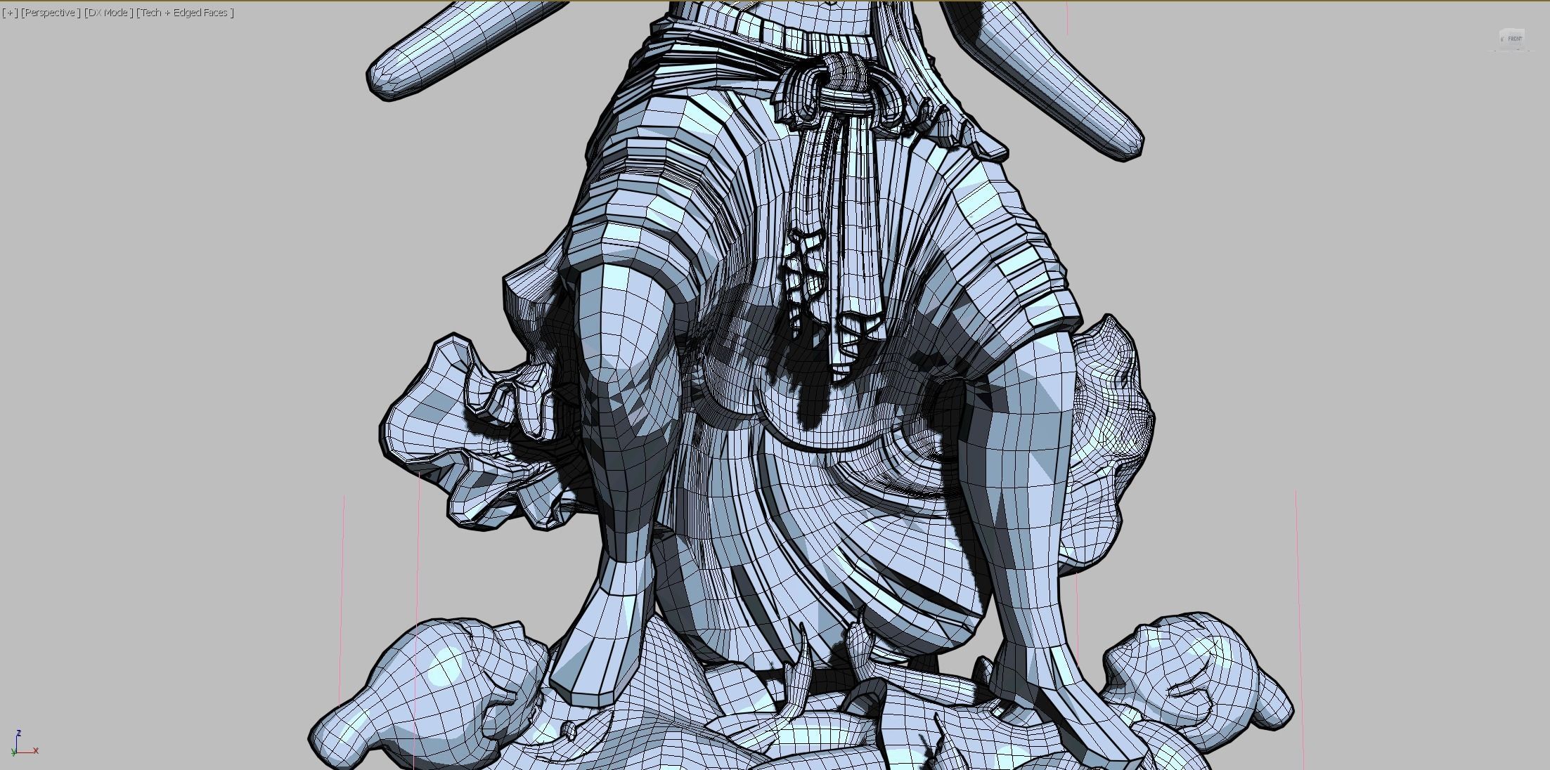 JiangSanShiMingWangBuddha 3D model_3