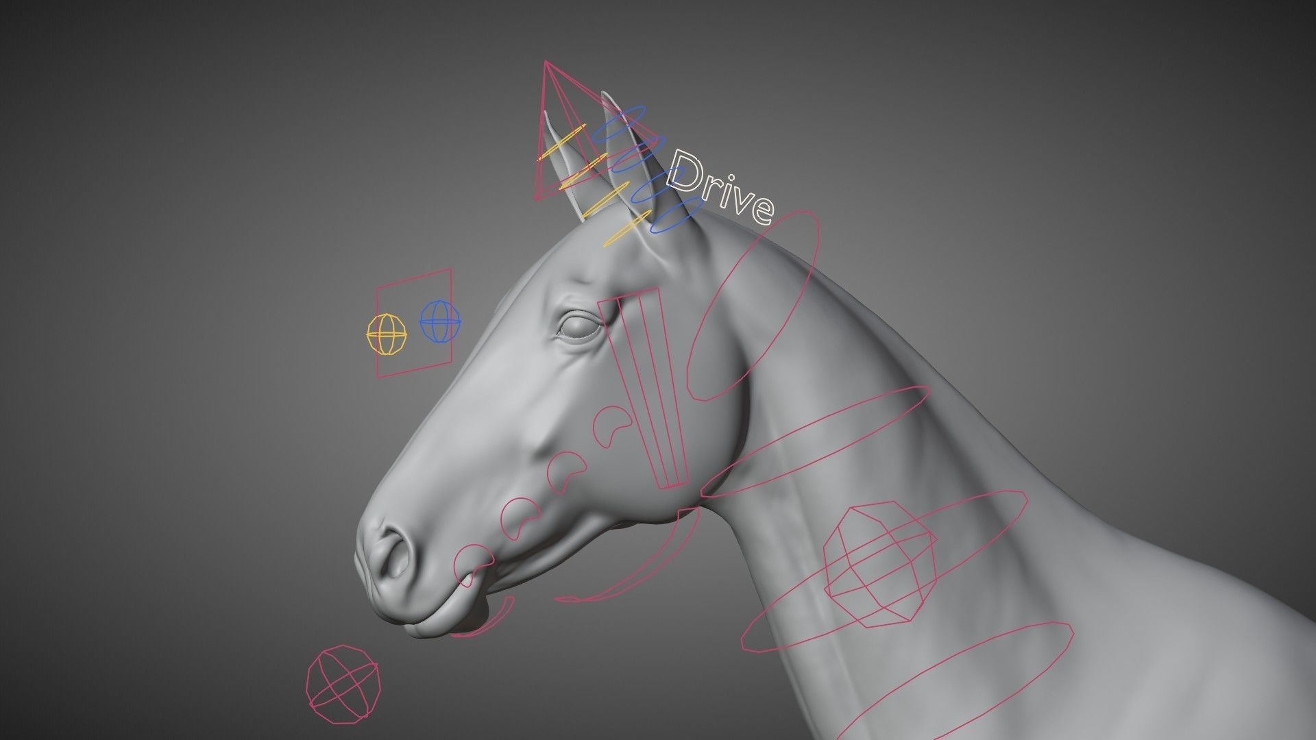 Brown Horse Animation   VFX Grace 3D model_21