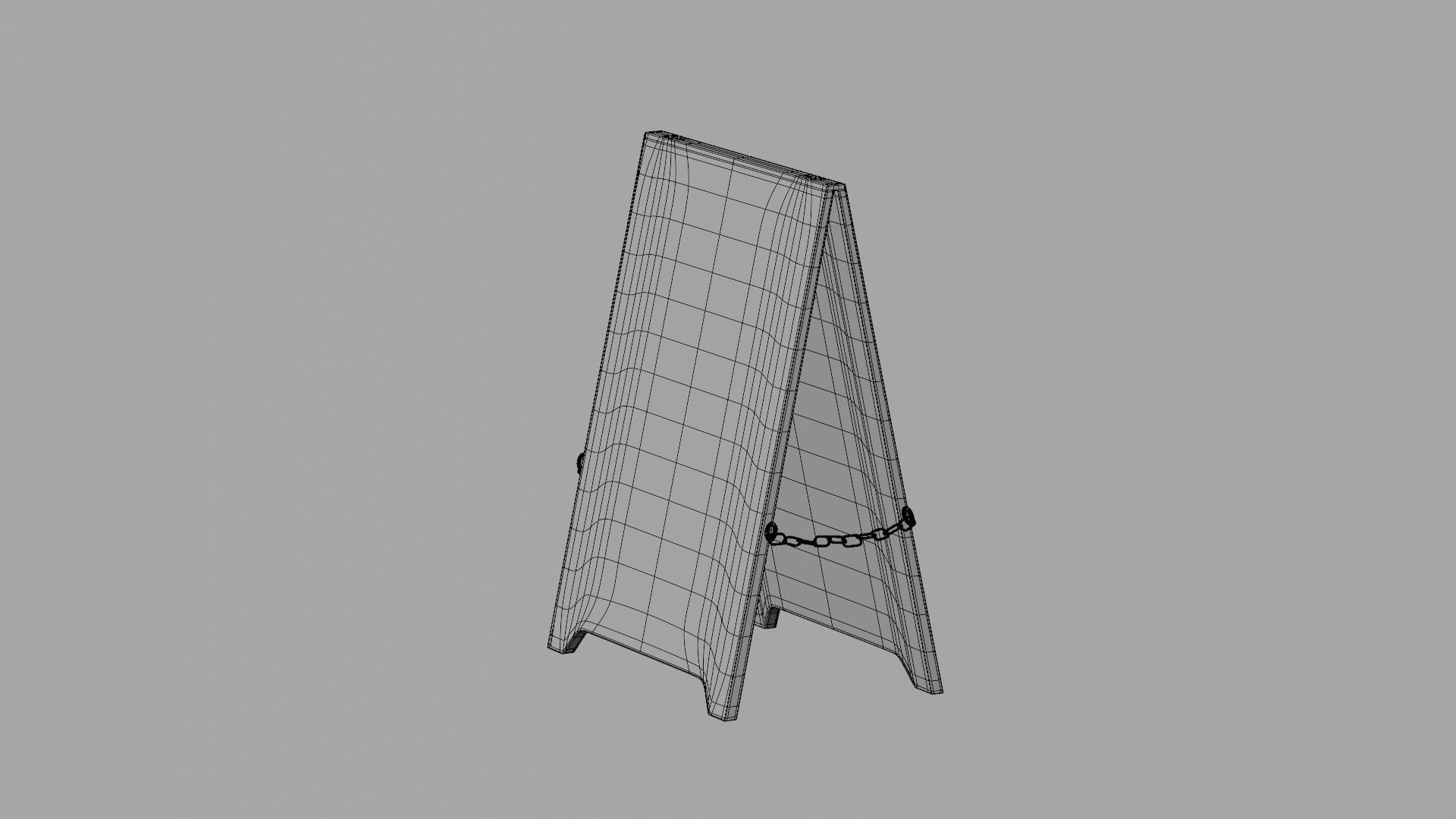 Sign Board 3D model_14