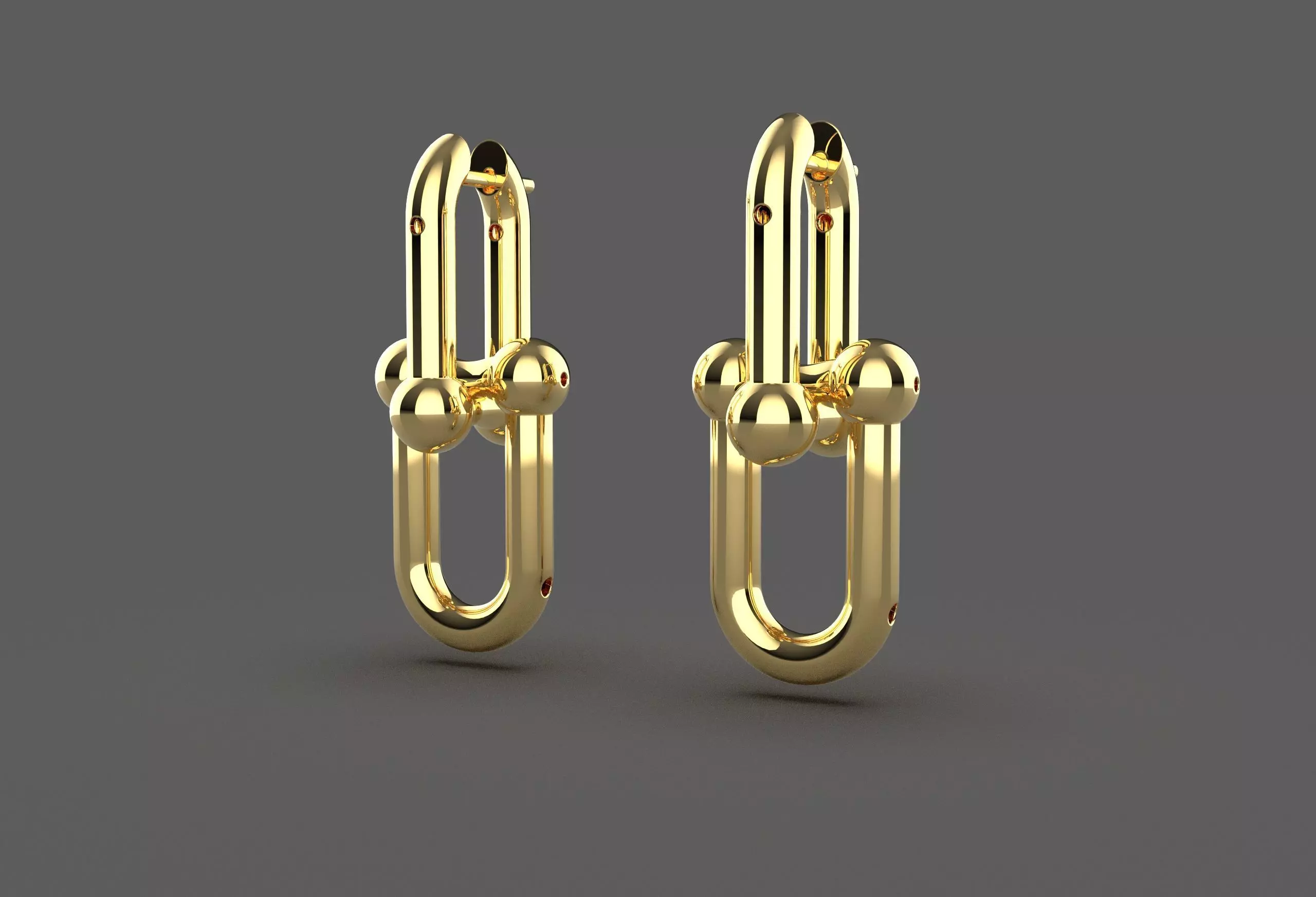 Tiffany Earrings 3D print model_0