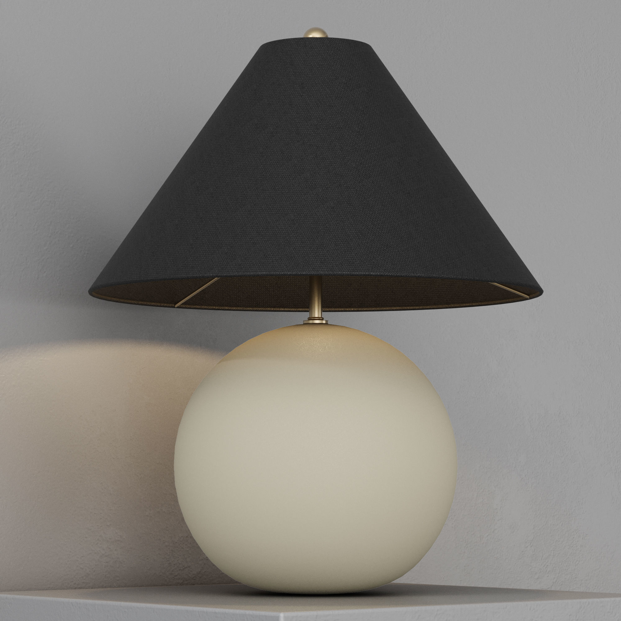 Table lamp Louvre Home Tess 3D model_6