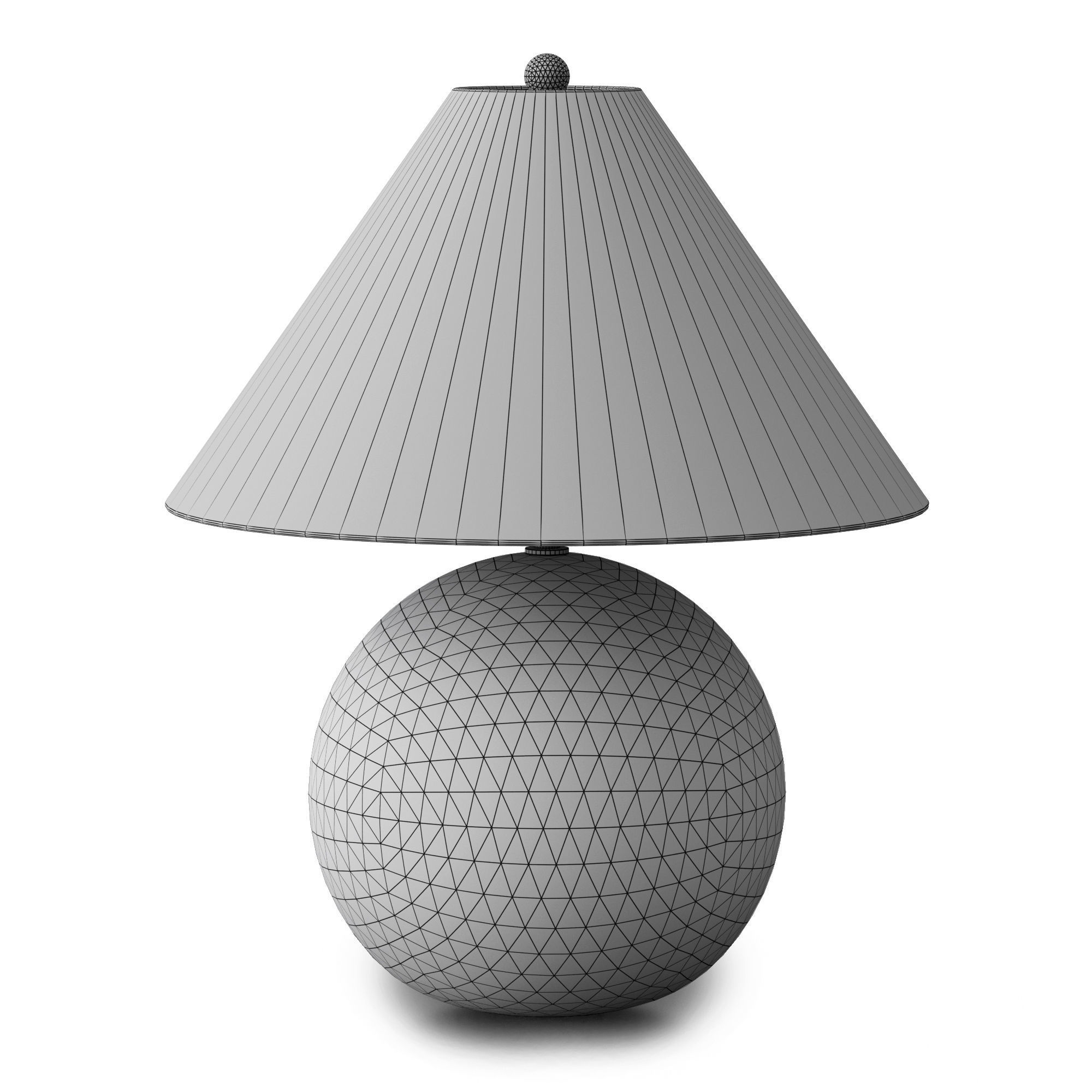 Table lamp Louvre Home Tess 3D model_3