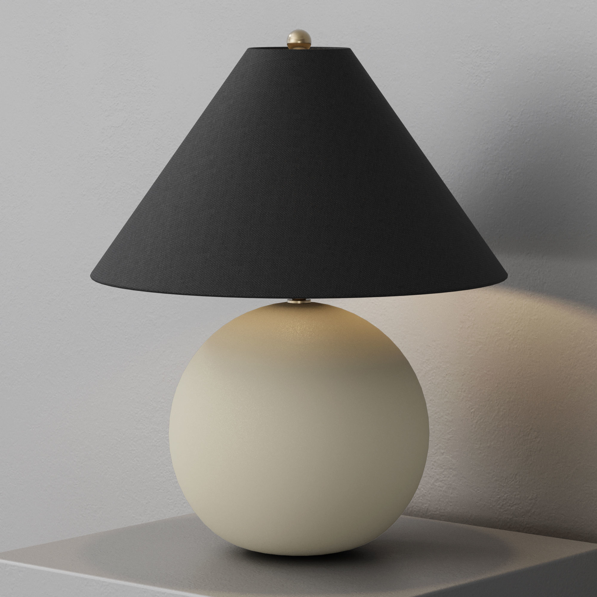Table lamp Louvre Home Tess 3D model_4