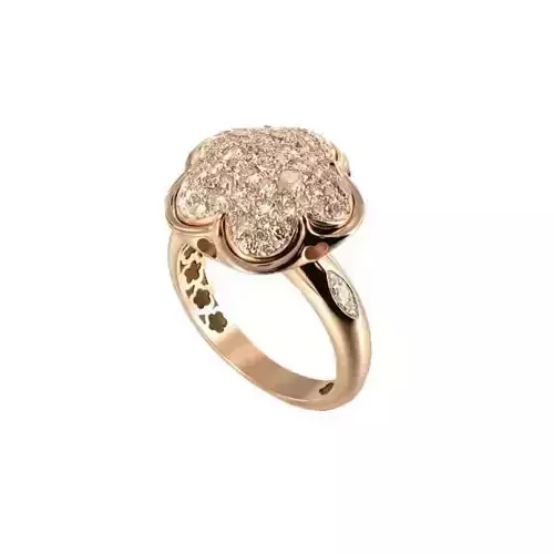 Pasquale Bruni BON TON Ring and Earrings 3D print model