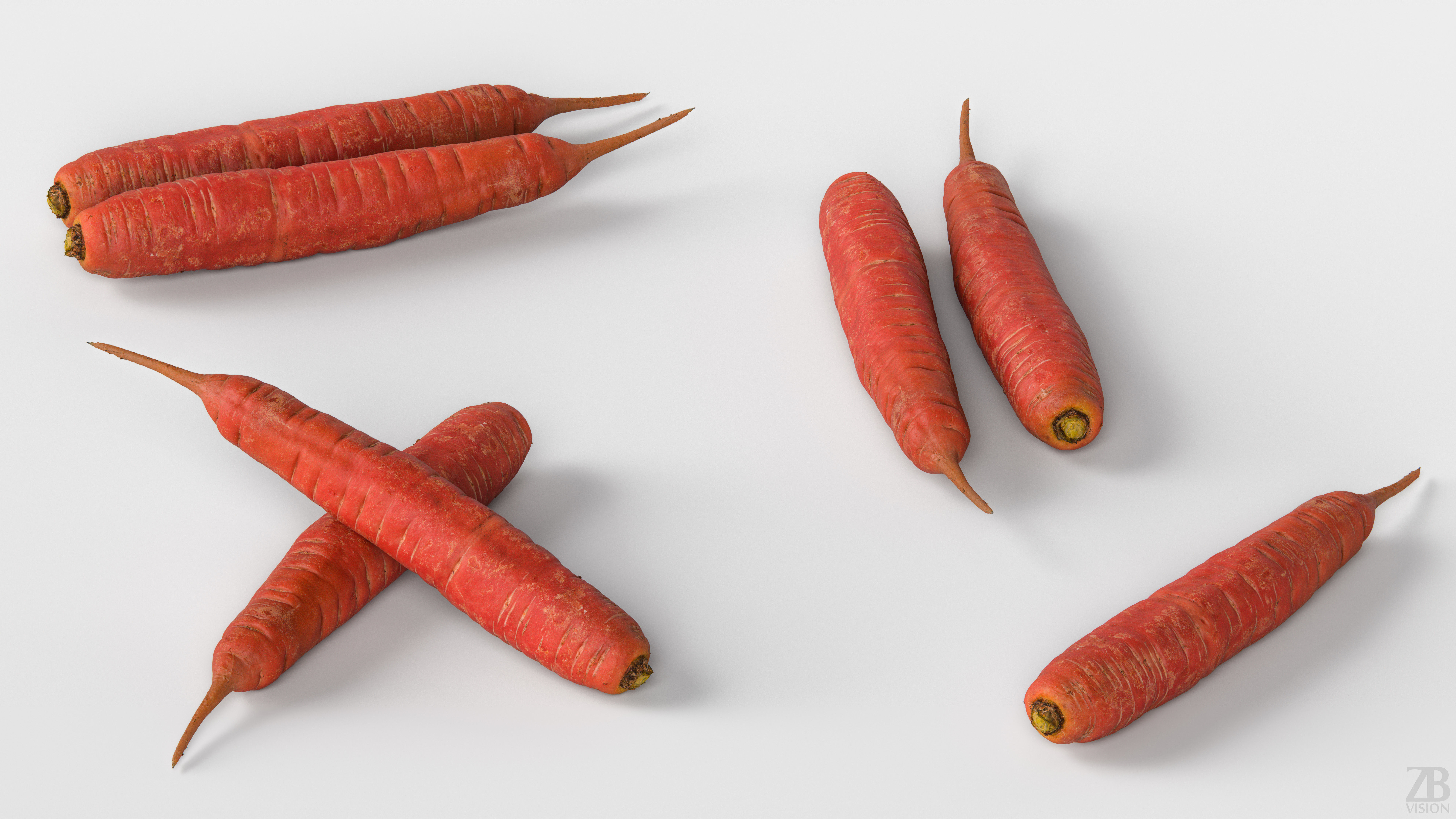 Carrot 3D model_2