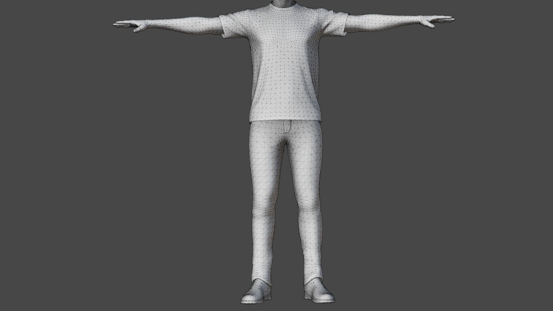 Collection 7 rigged humans textured Low-poly 3D model_15