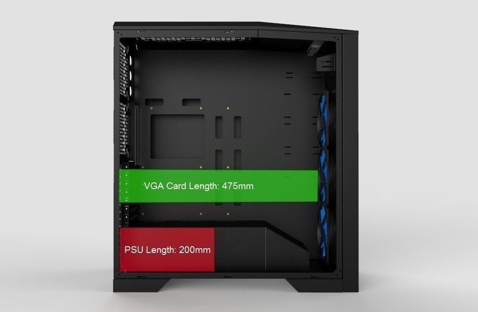 Cluster PC Case 3D model_7
