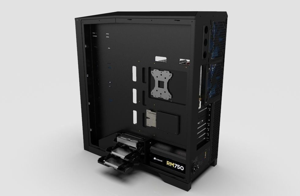 Cluster PC Case 3D model_6