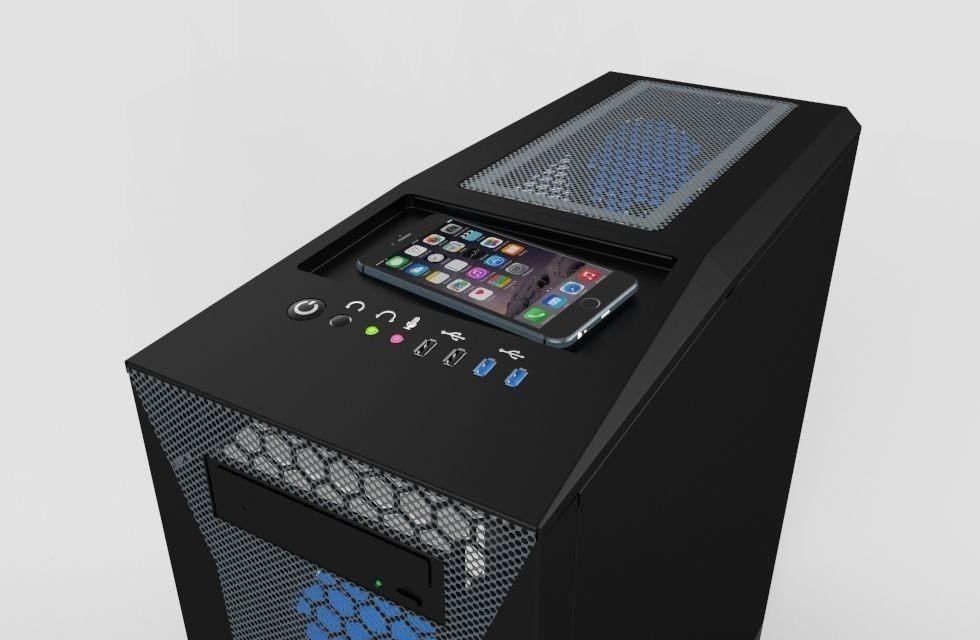 Cluster PC Case 3D model_2