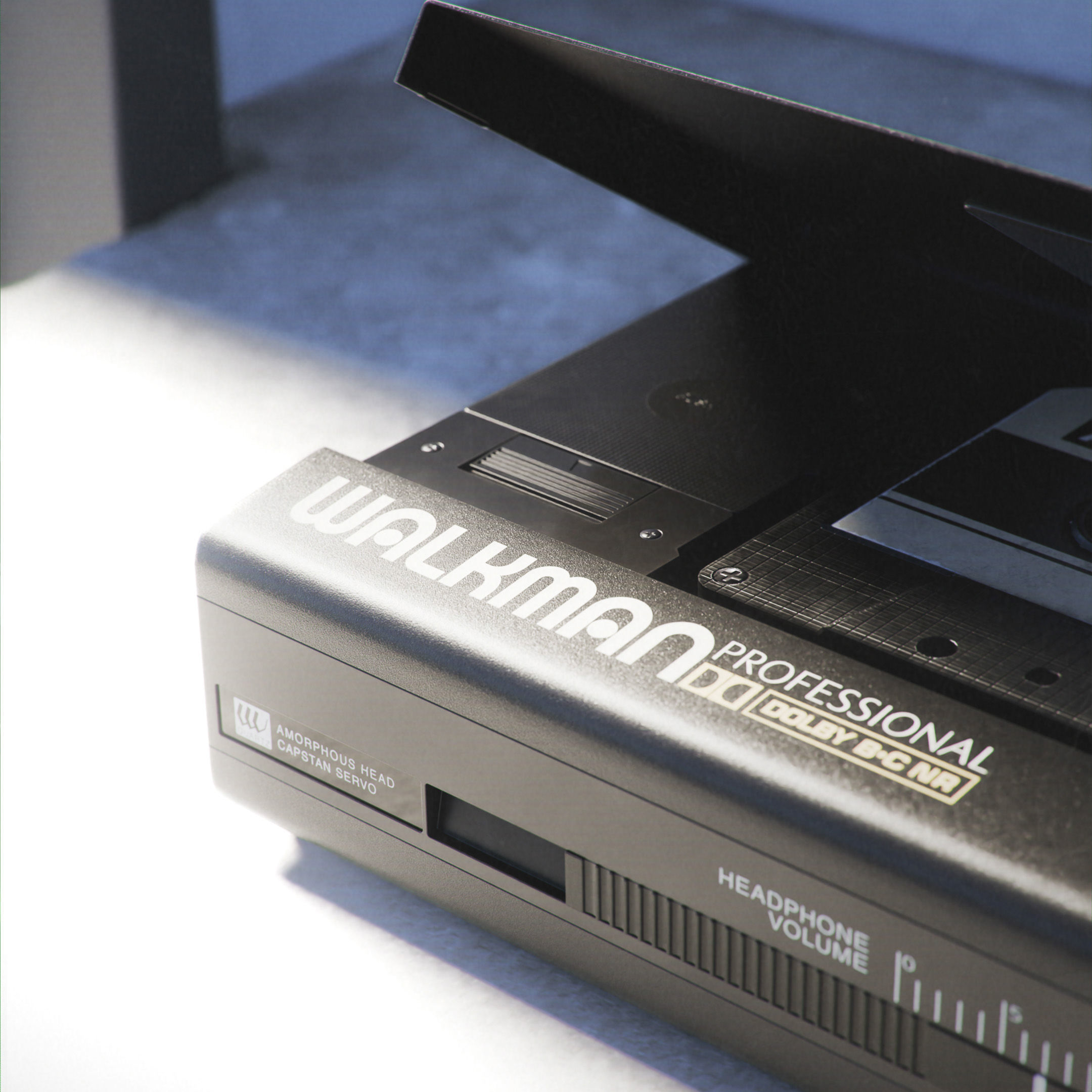 Sony WM-D6C Walkman Cassette Player 3D model_2