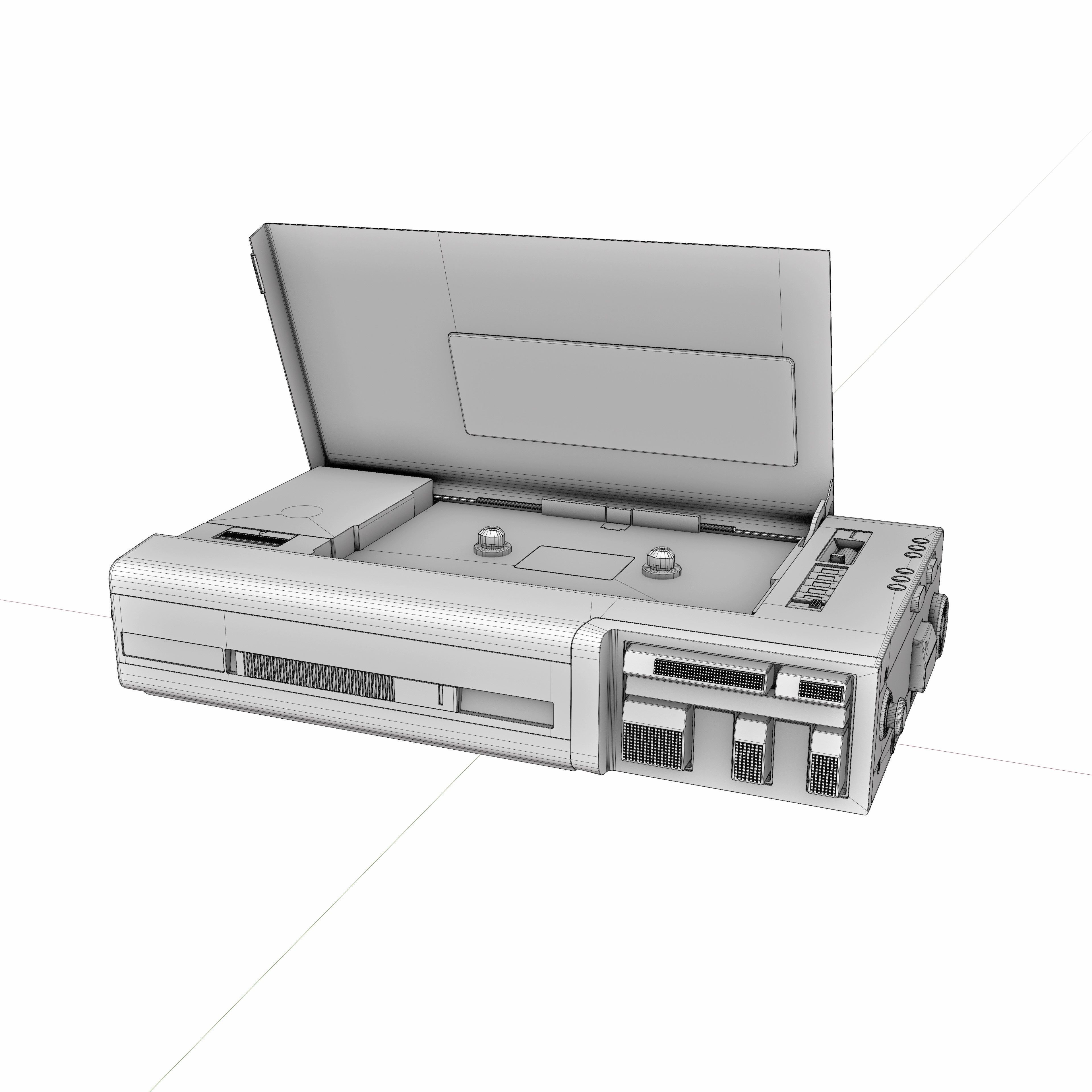 Sony WM-D6C Walkman Cassette Player 3D model_7