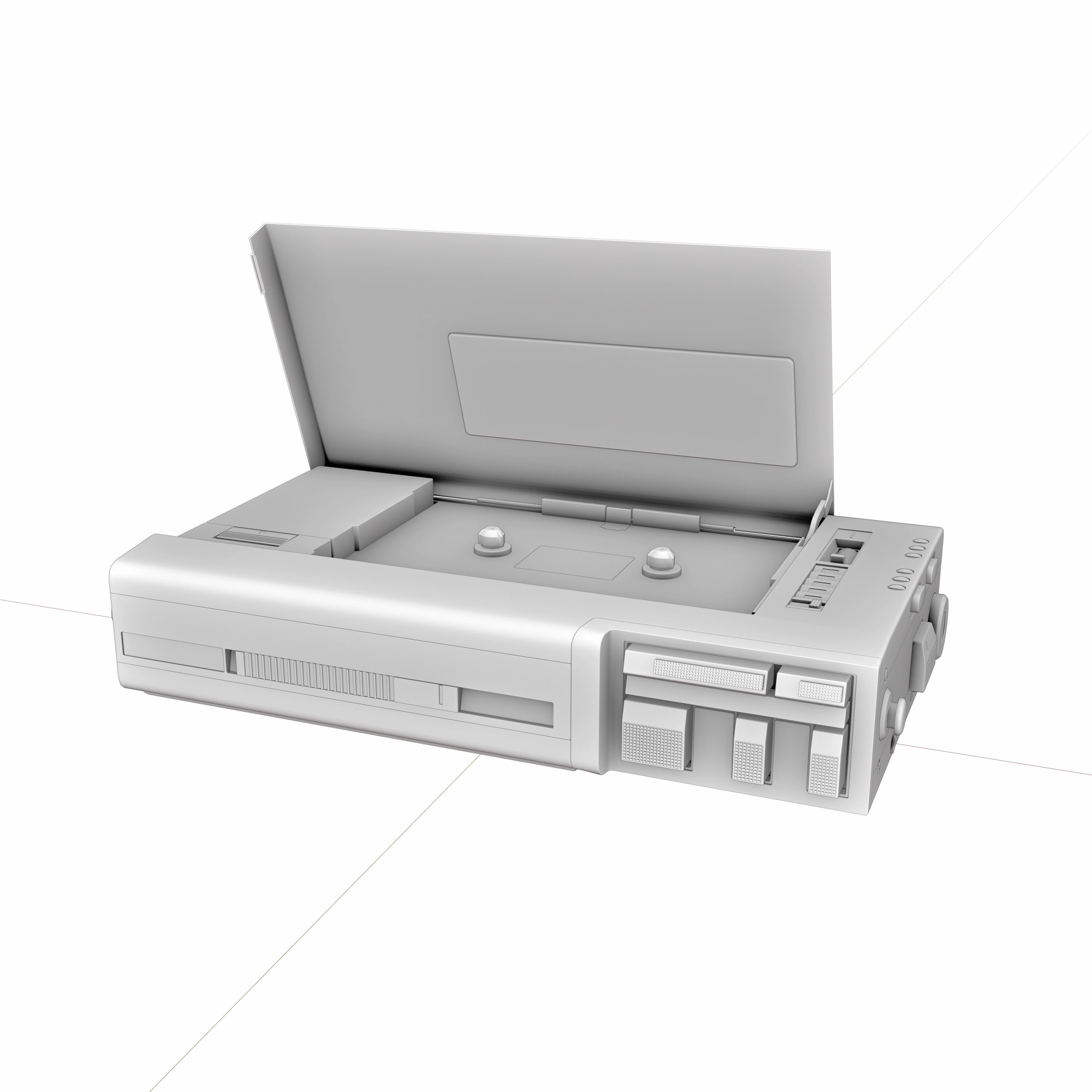 Sony WM-D6C Walkman Cassette Player 3D model_6