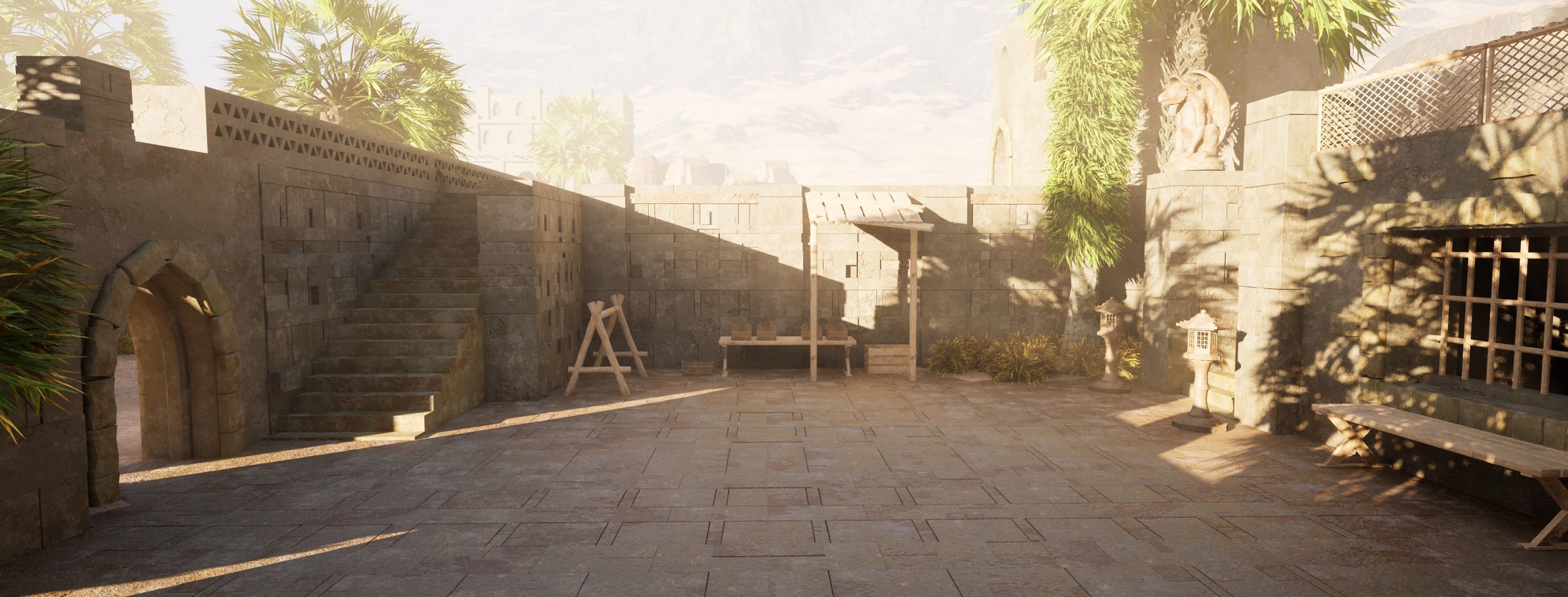 Forglar Desert Map Low-poly 3D model_4