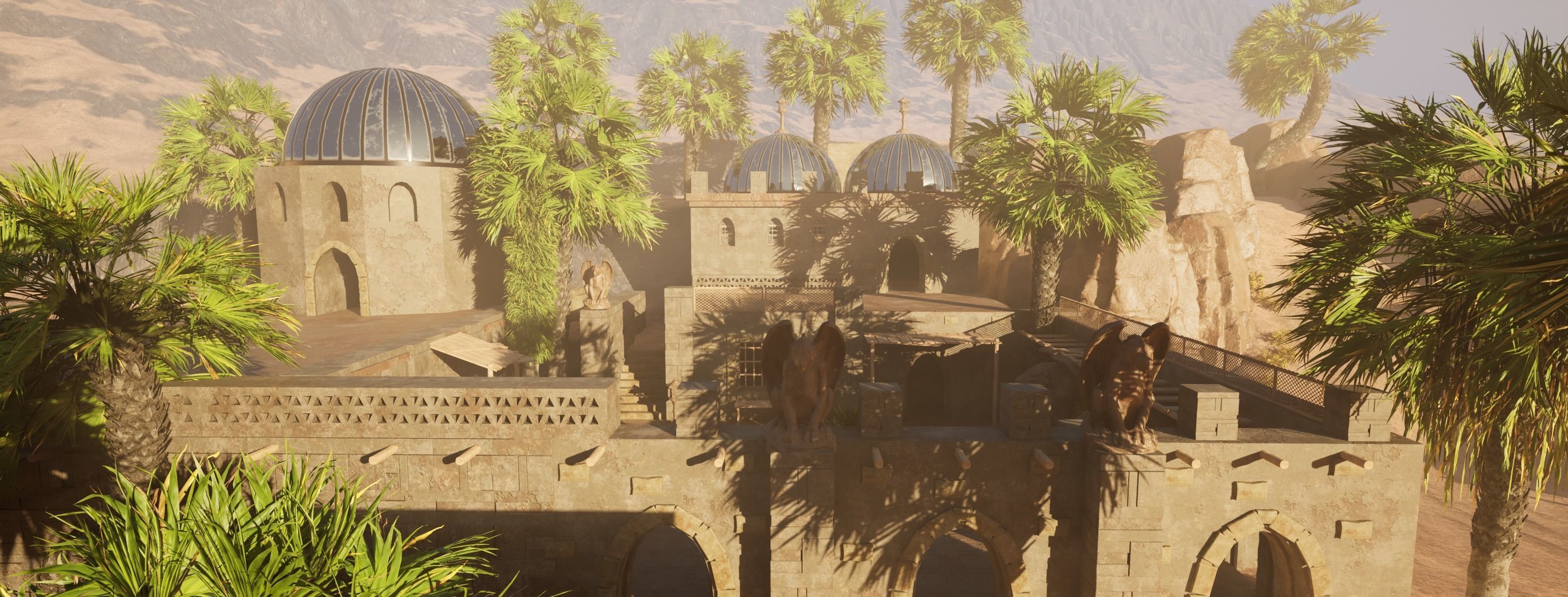 Forglar Desert Map Low-poly 3D model_1