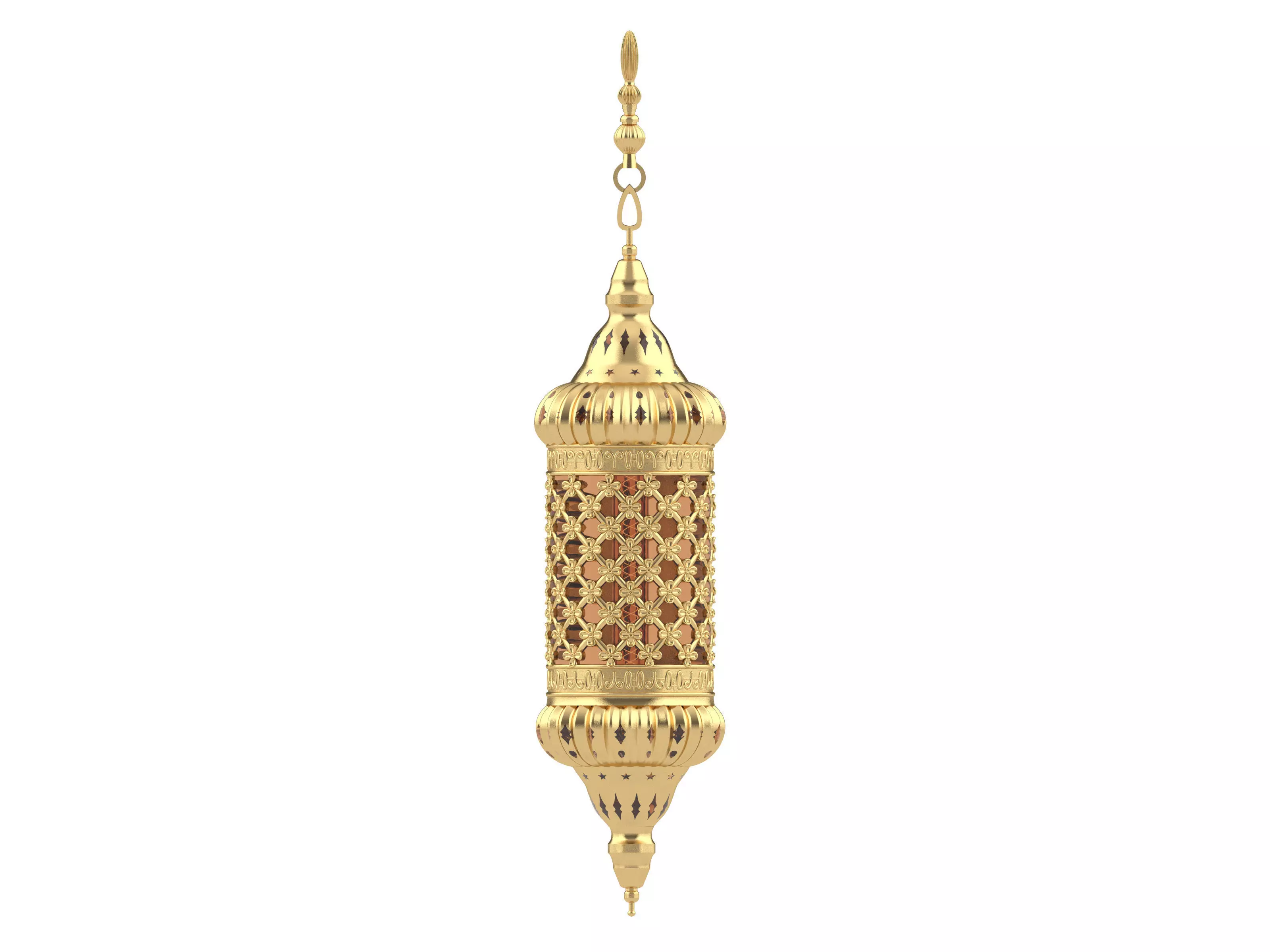 Mughal Ceiling Mount Light 3D print model_0