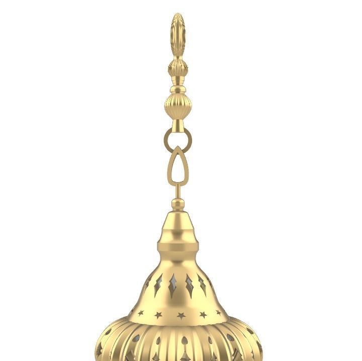 Mughal Ceiling Mount Light 3D print model_6