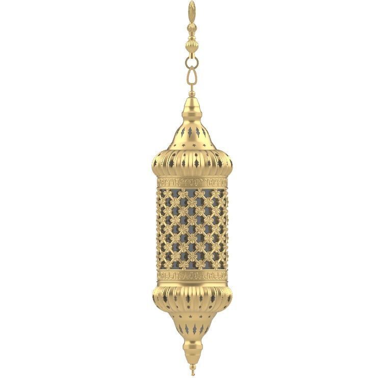 Mughal Ceiling Mount Light 3D print model_3