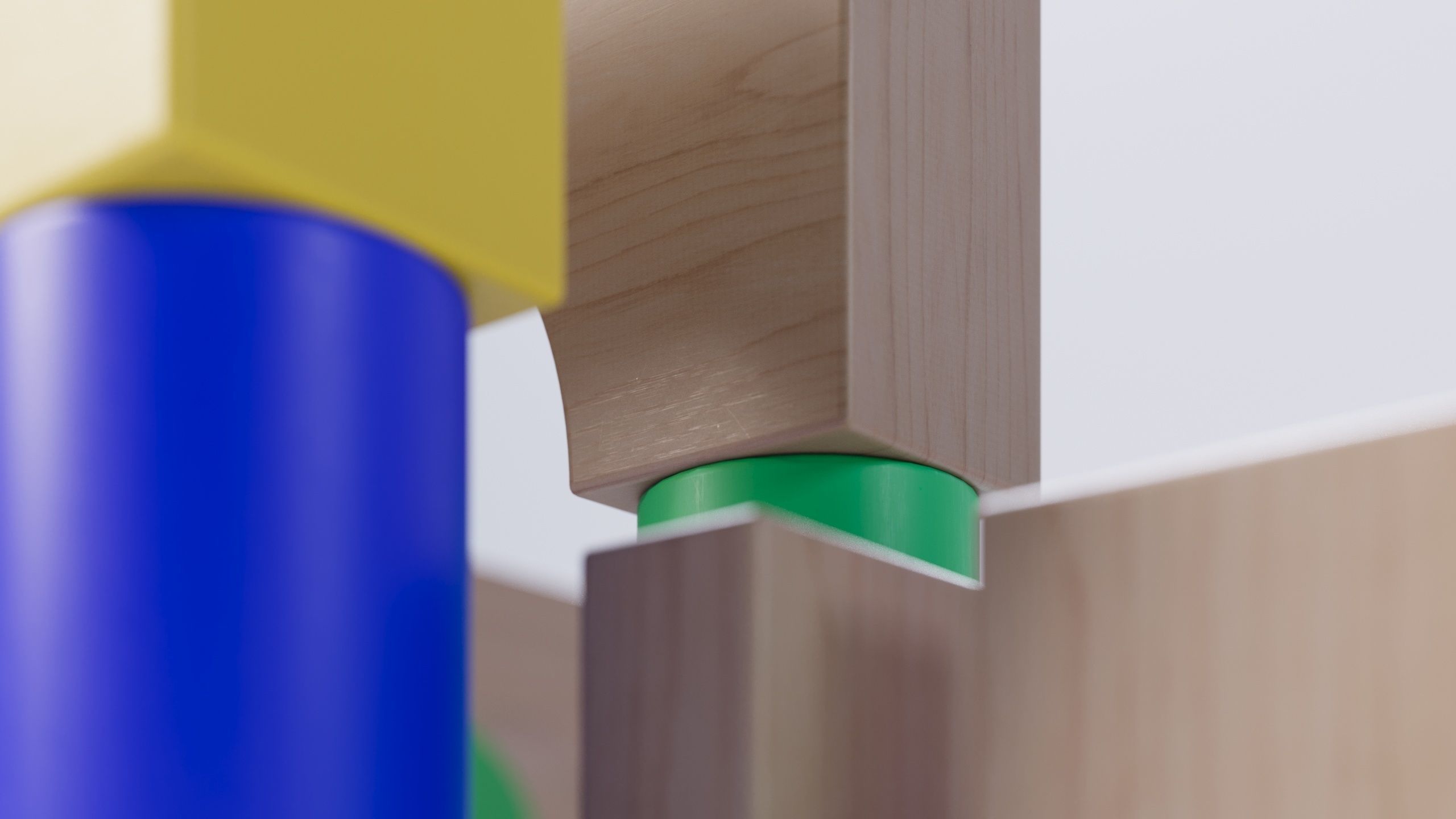 Wooden Blocks Toy Fortress 3D model_6